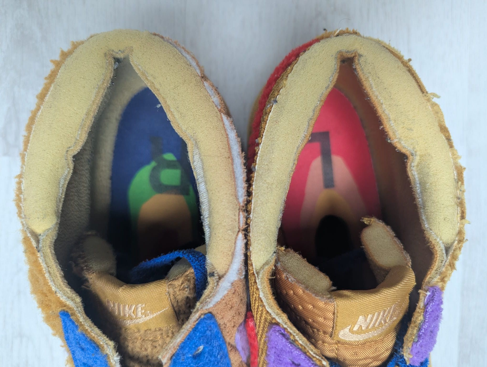 Cactus Plant Flea Market × Nike Nike x Cactus Plant Flea Market You Blazer Mid Beige Red Size US 12 / EU 45 - 9 Thumbnail