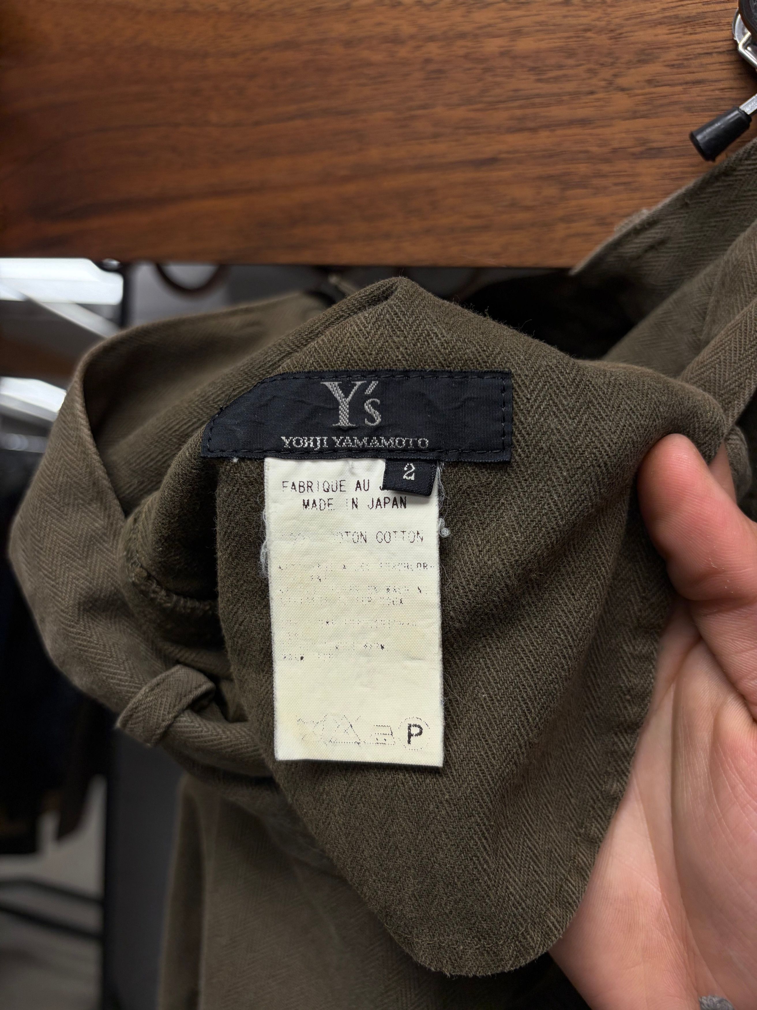 Yohji Yamamoto Yohji Yamamoto ‘Y’s’ Striped Brown Cotton Pants Size US 29 - 4 Thumbnail
