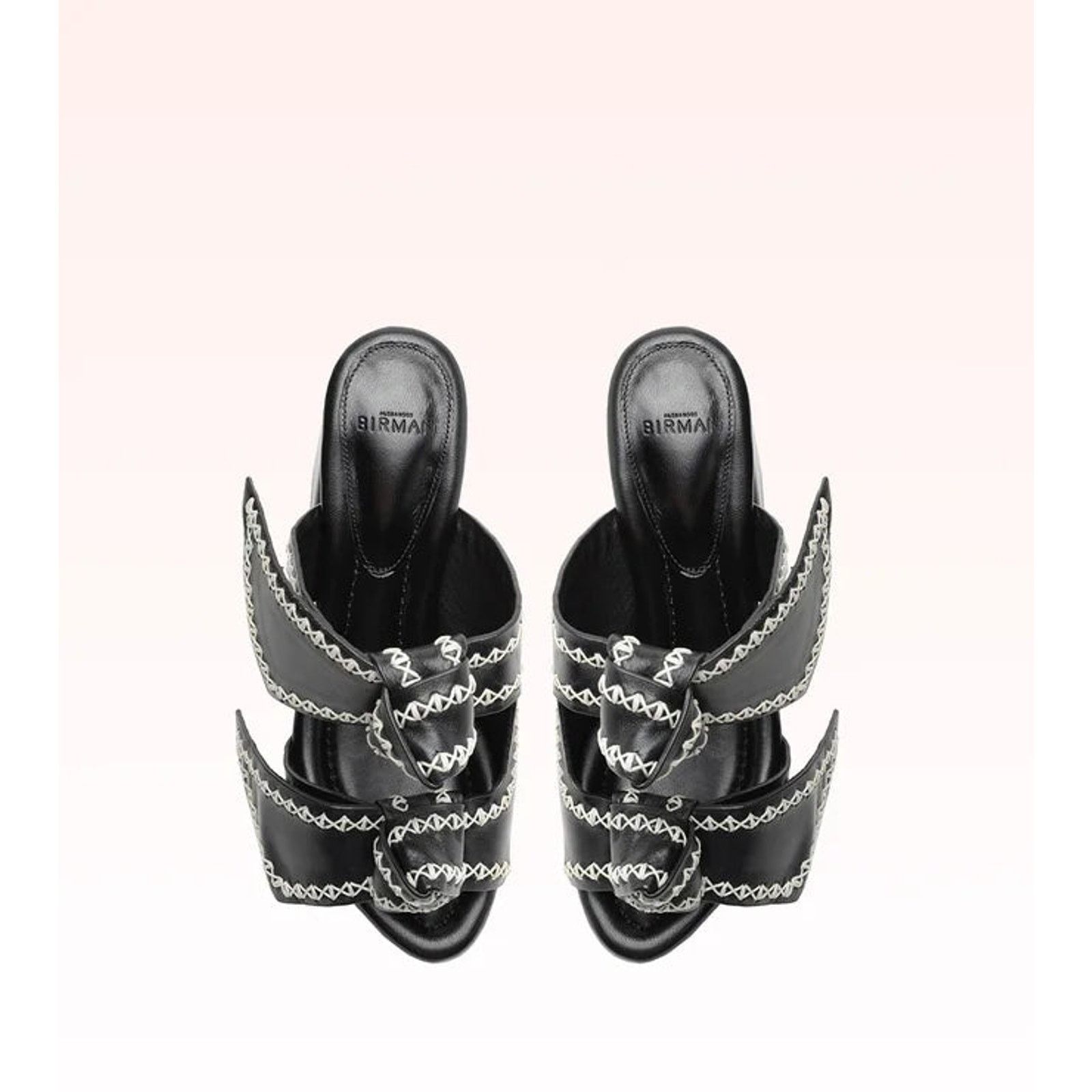 Alexandre Birman Alexandre Birman AsymmetricClarita Nappa Black Sandal EU36.5 Size US 6 / IT 36 - 4 Thumbnail