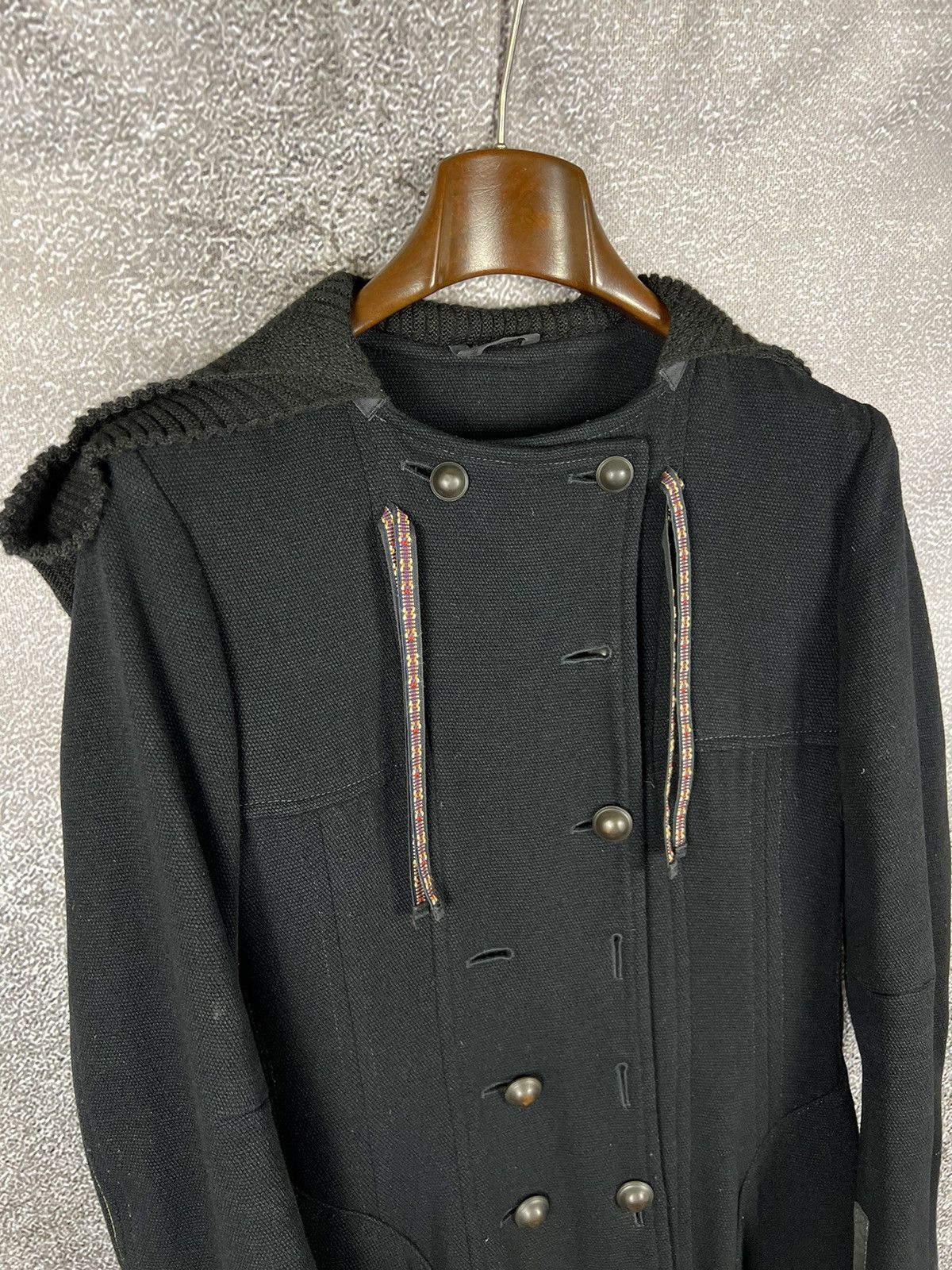 Marithe + Francois Girbaud Marithe + Francouis Girbaud wool avant-garde coat goth y2k Size M / US 6-8 / IT 42-44 - 12 Thumbnail