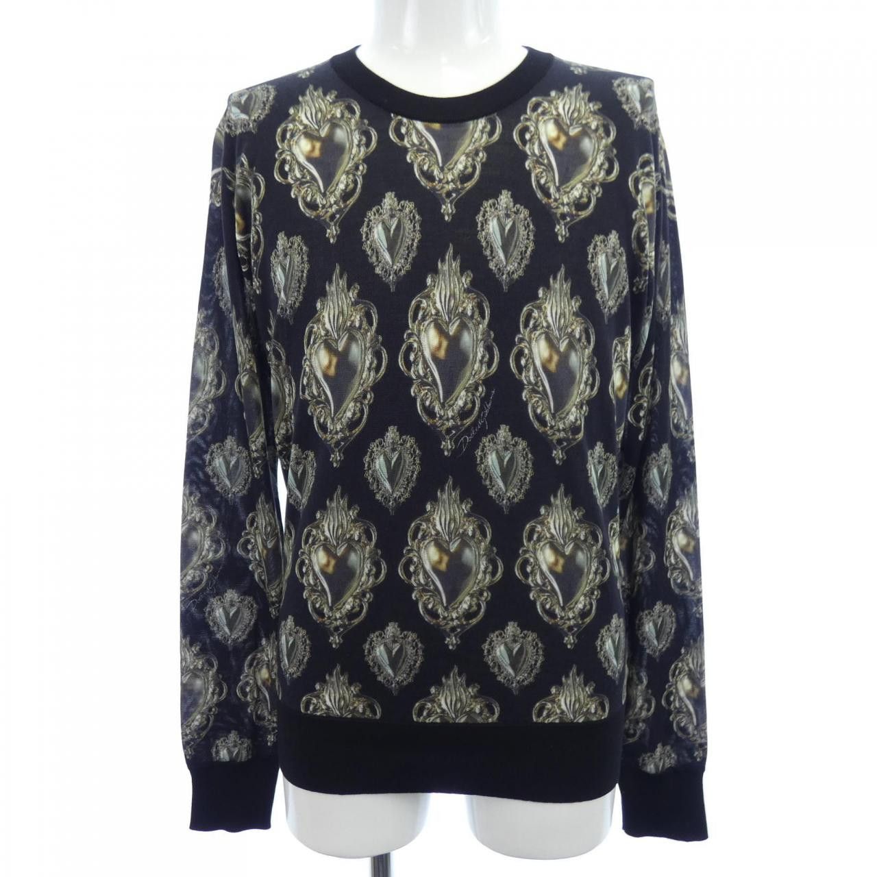 Dolce & Gabbana Dolce & Gabbana Dolce&Gabbana 100% Silk Knit Others Tops GX512T DUTY FREE for USA Size ONE SIZE - 1 Thumbnail
