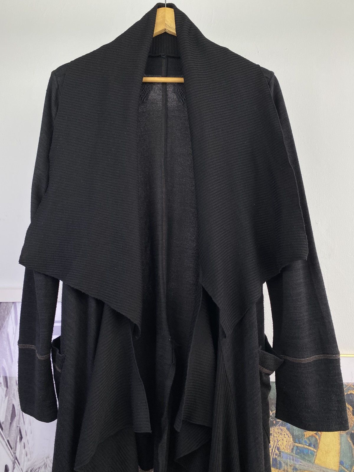Japanese Brand Odds on Japan by Kozen Kavalier Asymmetrical Draped Cardigan Size US S / EU 44-46 / 1 - 2 Thumbnail