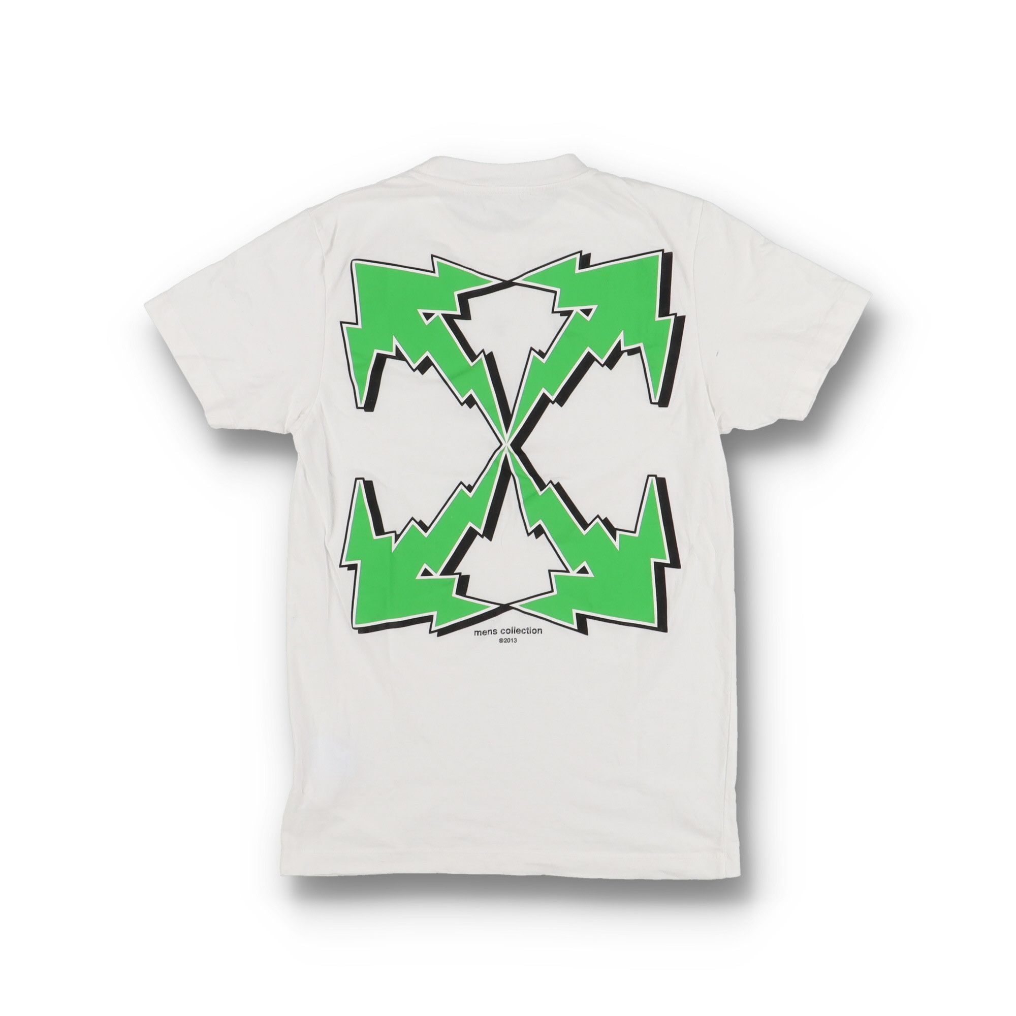 Off-White White Lighting Bolt Arrows Logo T-Shirt Size XS / US 0-2 / IT 36-38 - 1 Thumbnail