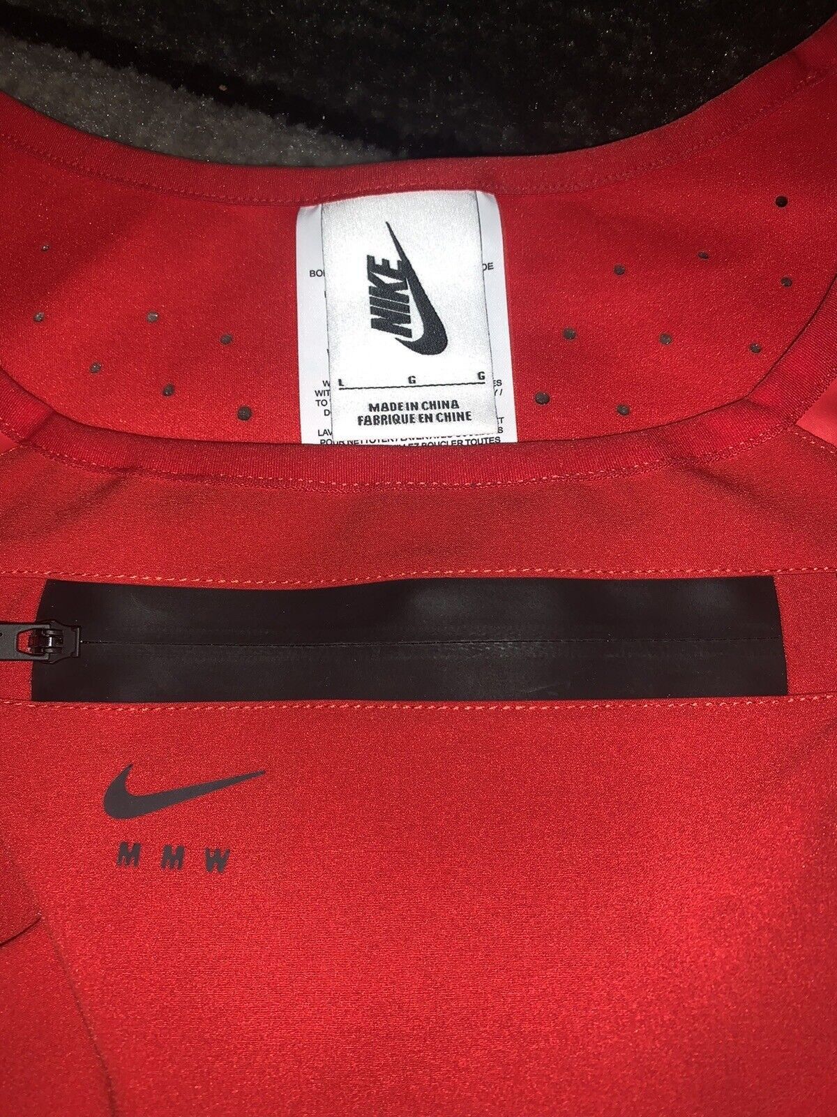 MMW × Nike Nike Red MMW Edition L NRG Training Series 003 Vest Size ONE SIZE - 3 Thumbnail