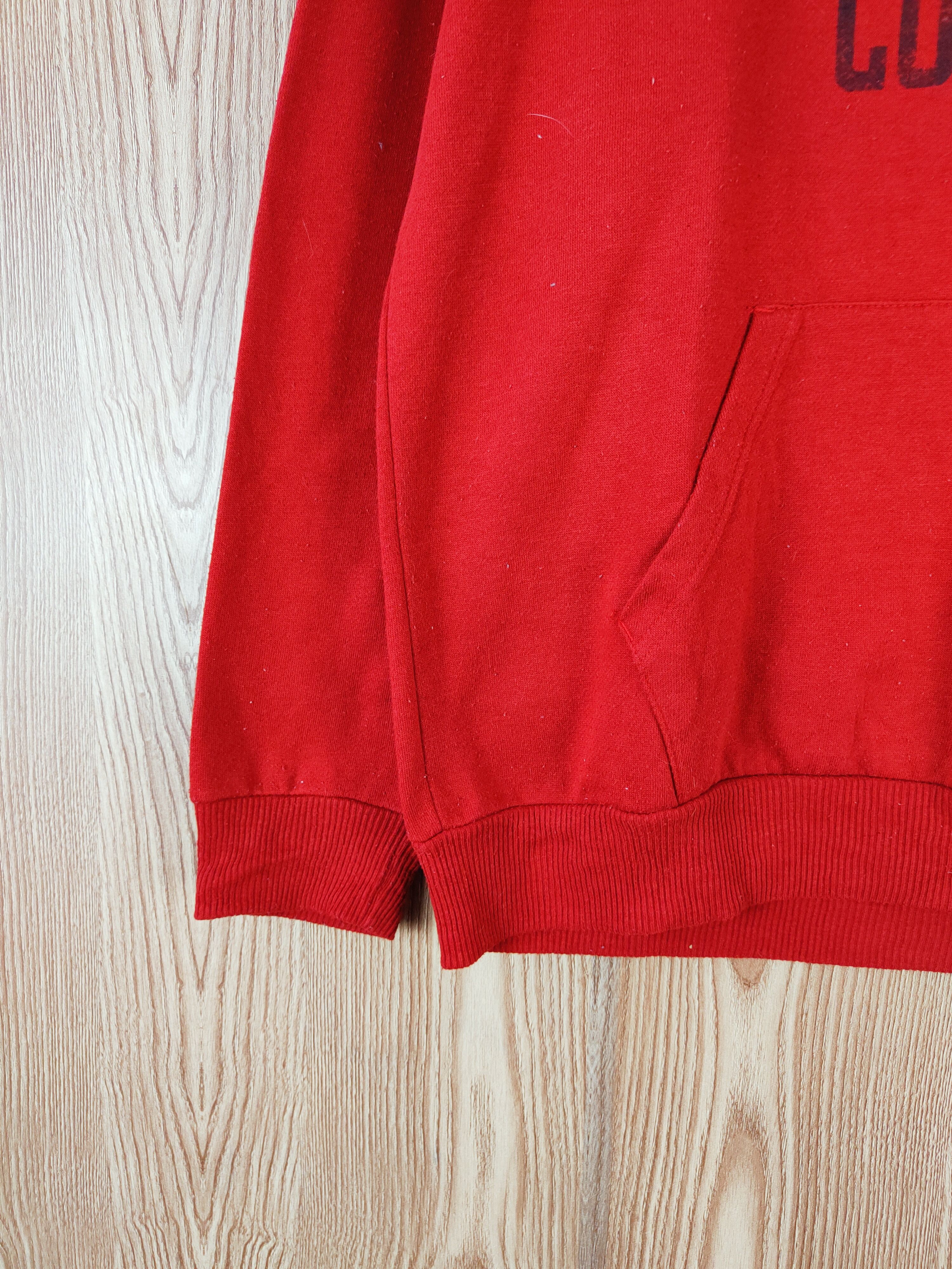 Japanese Brand × Vintage Vintage 💥 Defective Struct Red Hoodie Sweatshirts Size US L / EU 52-54 / 3 - 5 Thumbnail