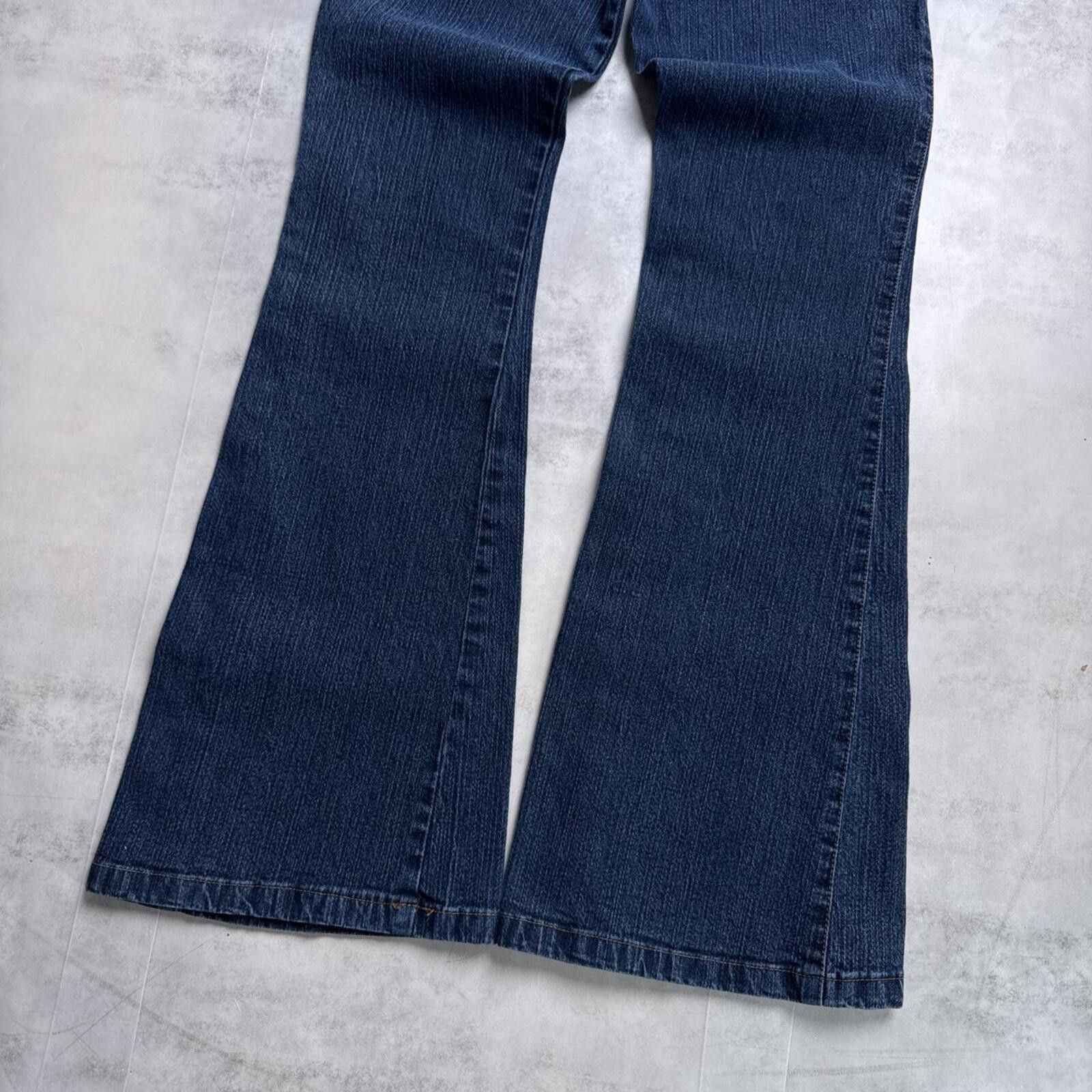 Other Y2K Joystick 00s Blue Flared Denim Jeans Size 30" / US 8 / IT 44 - 7 Thumbnail