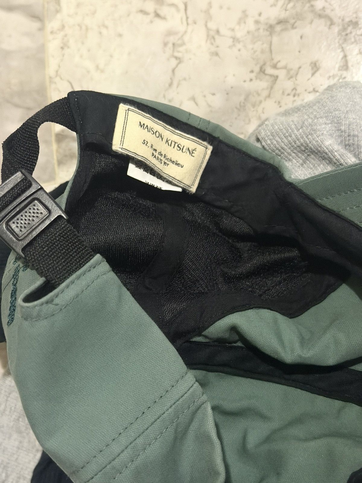 Maison Kitsune Green Hat, Men's — image 2 of 2