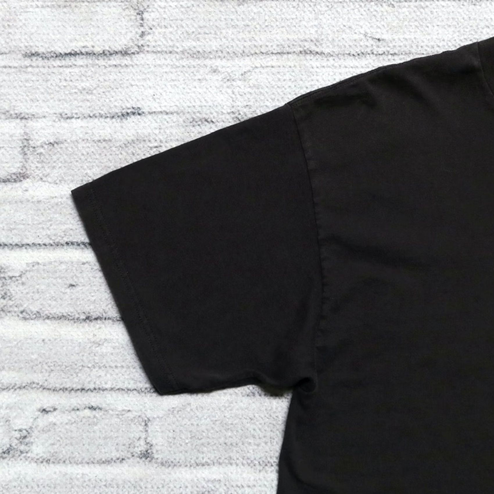 Nike VINTAGE Nike Big Swoosh Logo Shirt Mens L Black Size US L / EU 52-54 / 3 - 6 Thumbnail