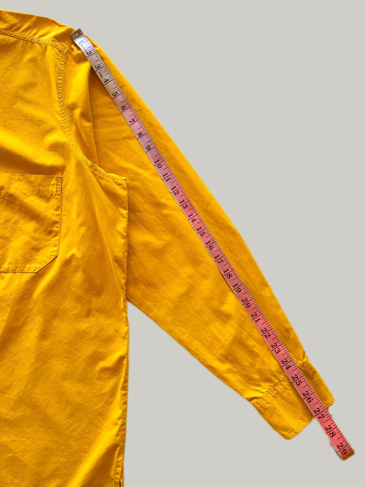 Dries Van Noten QUICK SALE❗️ Dries Van Noten Classic Mustard Oversized Shirt Size US L / EU 52-54 / 3 - 6 Thumbnail