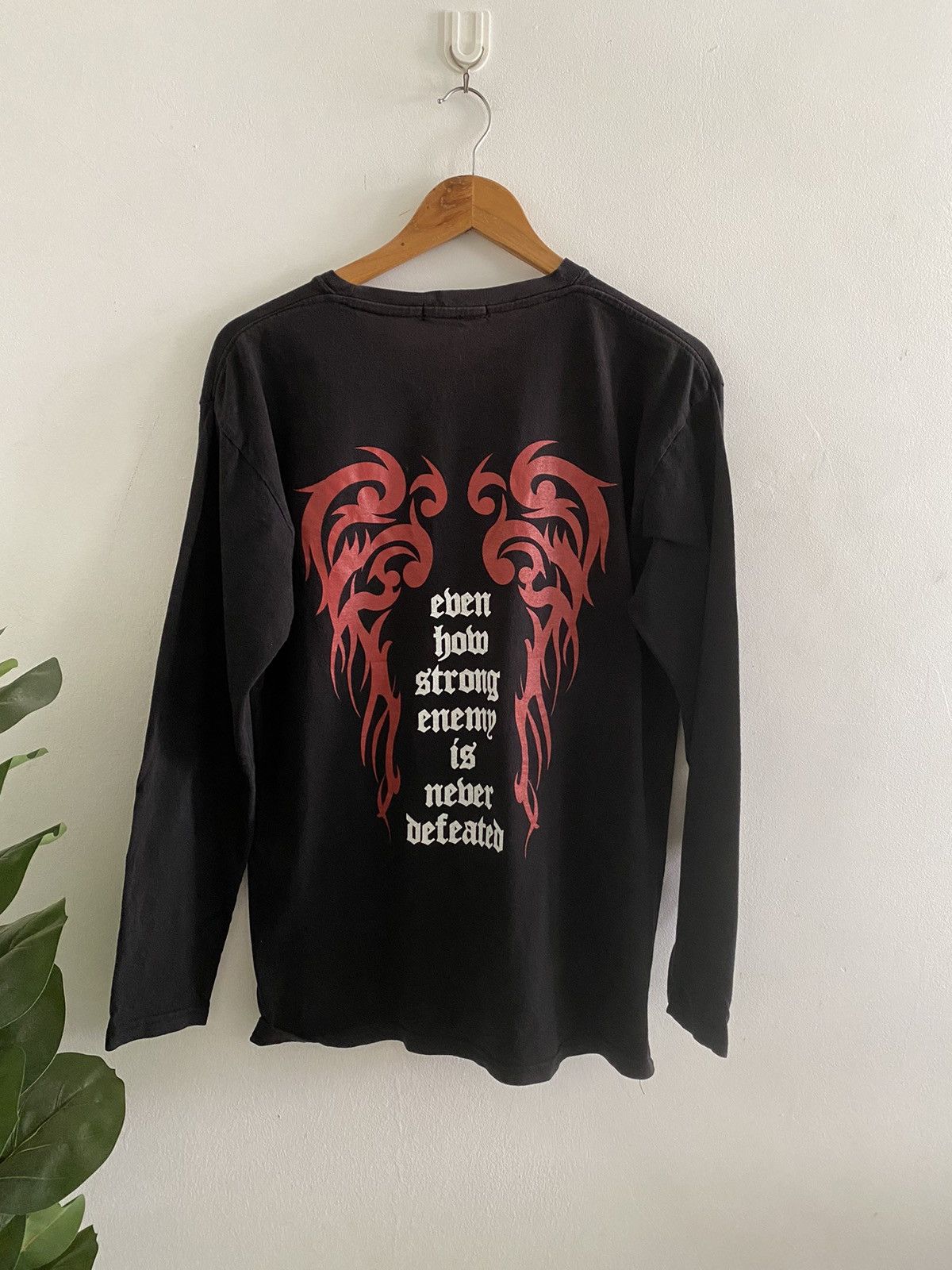 Hysteric Glamour × Seditionaries × Vintage Vintage BLACK NIGHT SURVIVE PUNK Sleeve Shirt nice design Size US L / EU 52-54 / 3 - 1 Thumbnail