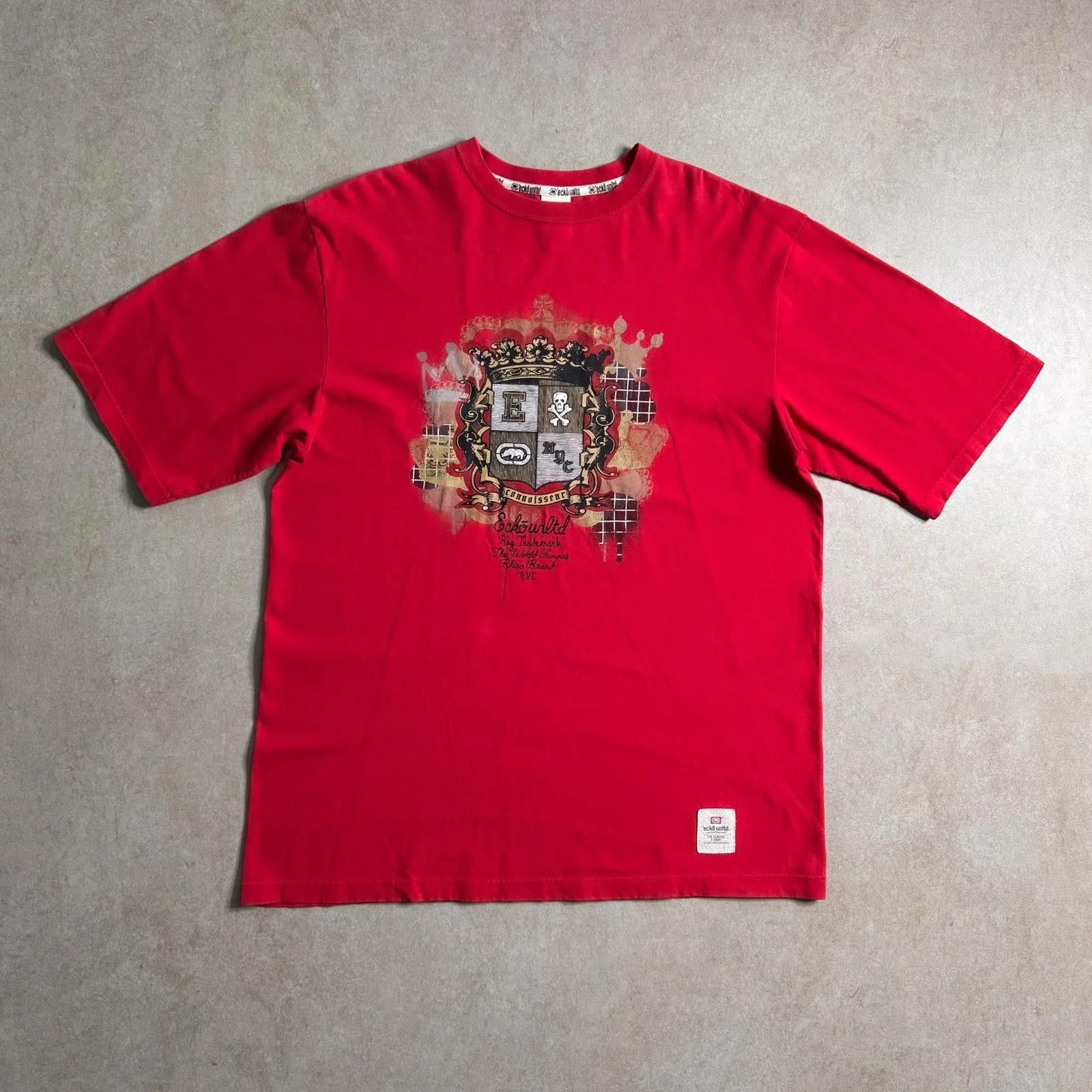 Ecko Unltd. Vintage Ecko Unltd Red T-shirt - L Size US L / EU 52-54 / 3 - 1 Thumbnail