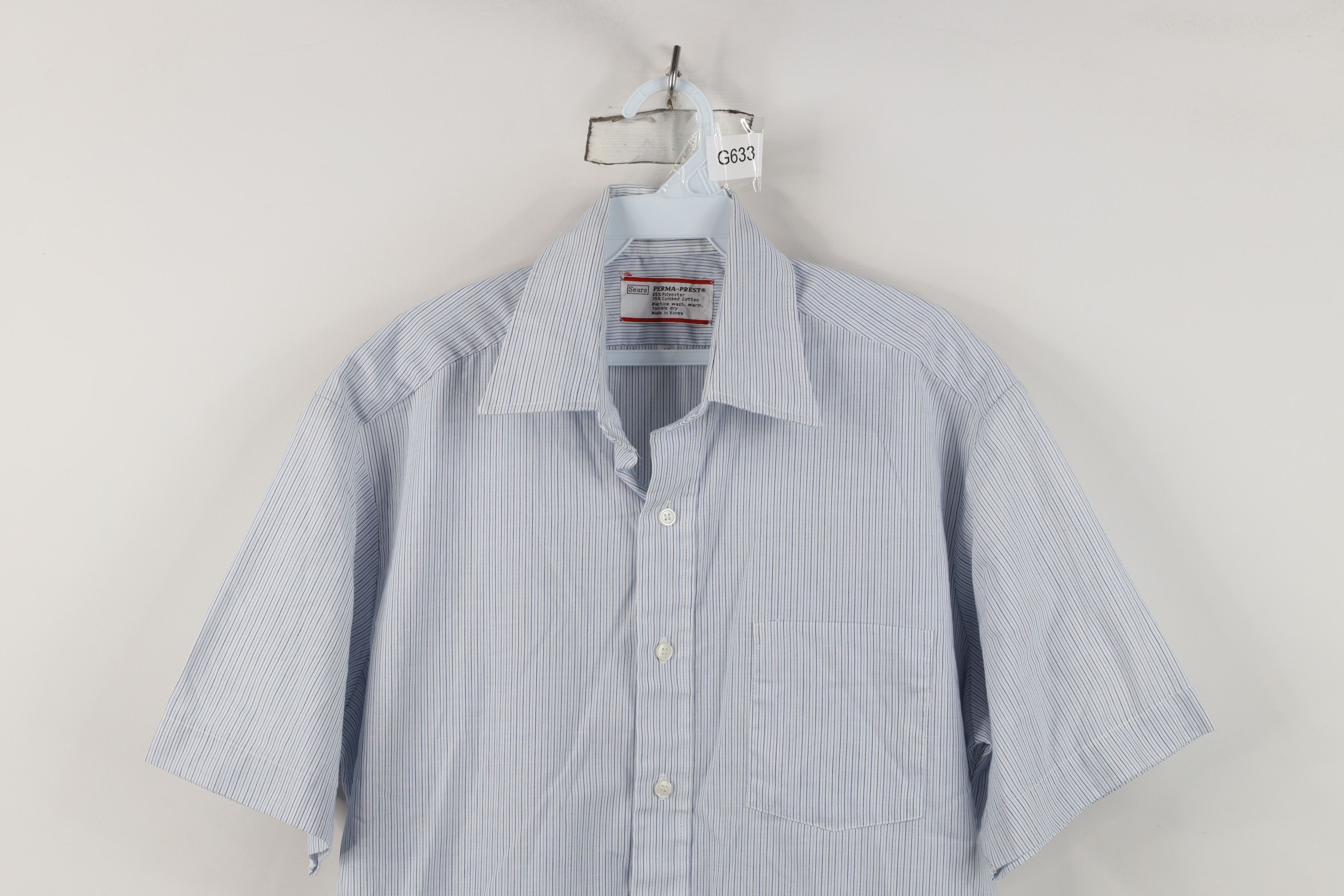 Vintage Vintage 70s Streetwear Short Sleeve Collared Button Shirt Size US M / EU 48-50 / 2 - 2 Thumbnail