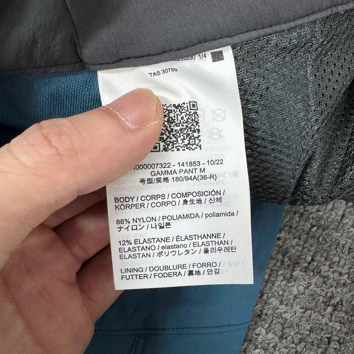 Arc'teryx Arcteryx Gamma Pant 36 NWT Classic Tech Lock Belt Size US 36 / EU 52 - 8 Thumbnail