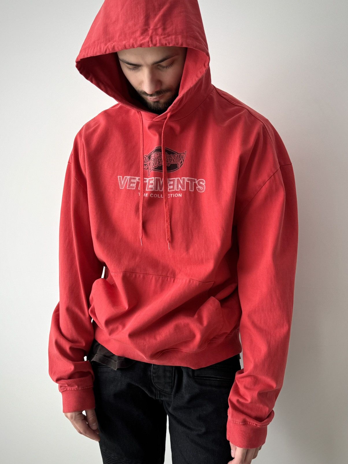 Vetements 2018 ‘The Collection’ Graphic Red Hoodie