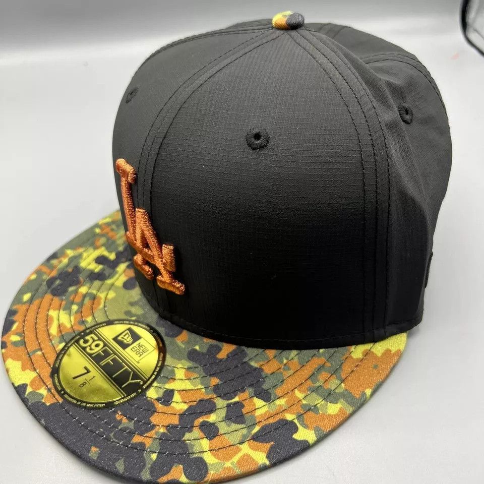 New Era Los Angeles LA Dodgers Hat Men 7 1/8 59Fifty New Era Fitted Size ONE SIZE - 3 Thumbnail