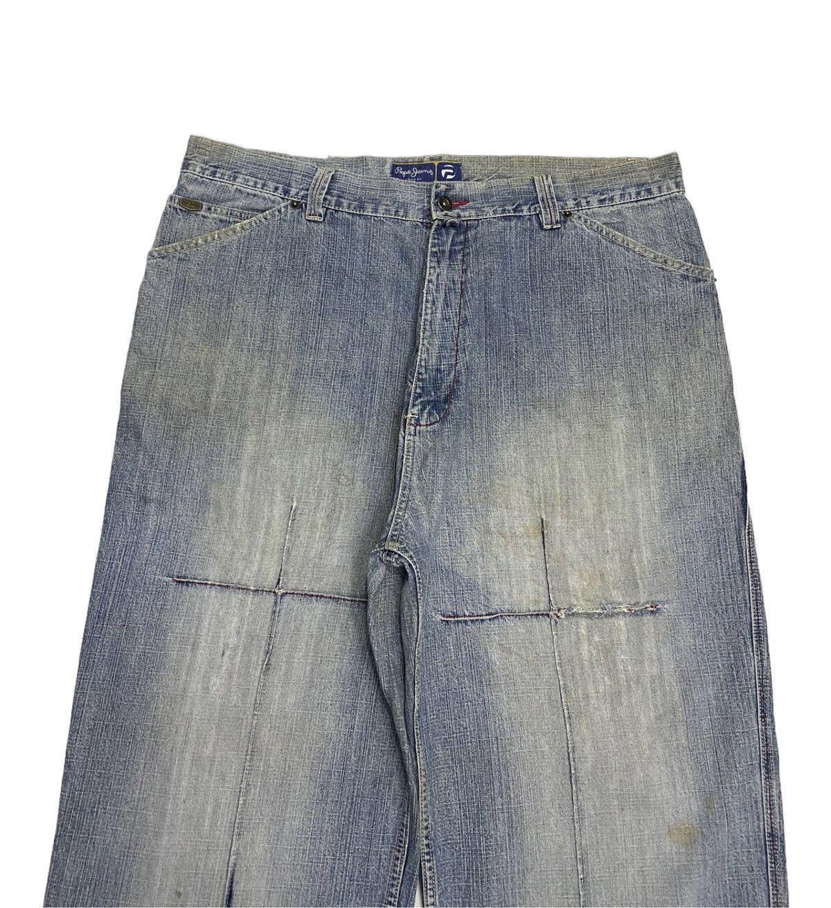 Pepe Jeans BAGGY JEANS PEPE JEANS DISTRESSED DENIM HIP HOP Size US 40 / EU 56 - 7 Thumbnail