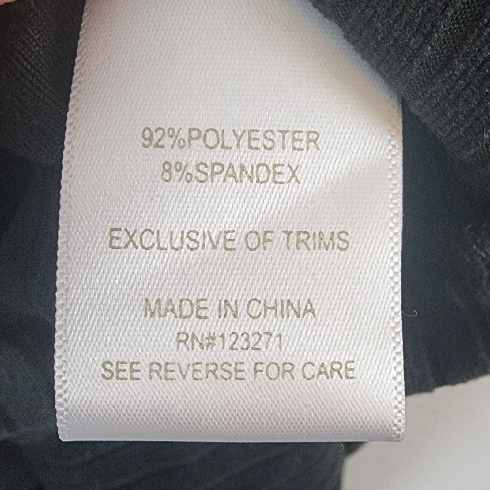 Other Riley & James Tie-Back Top Women 3X Black Short Sleeve Size 3XL / US 20-22 - 11 Thumbnail