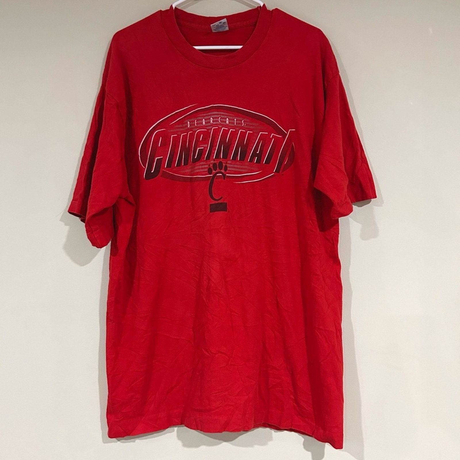 Salem Sportswear Vintage 1990’s Cincinnati Bearcats Shirt Size US XL / EU 56 / 4 - 1 Thumbnail