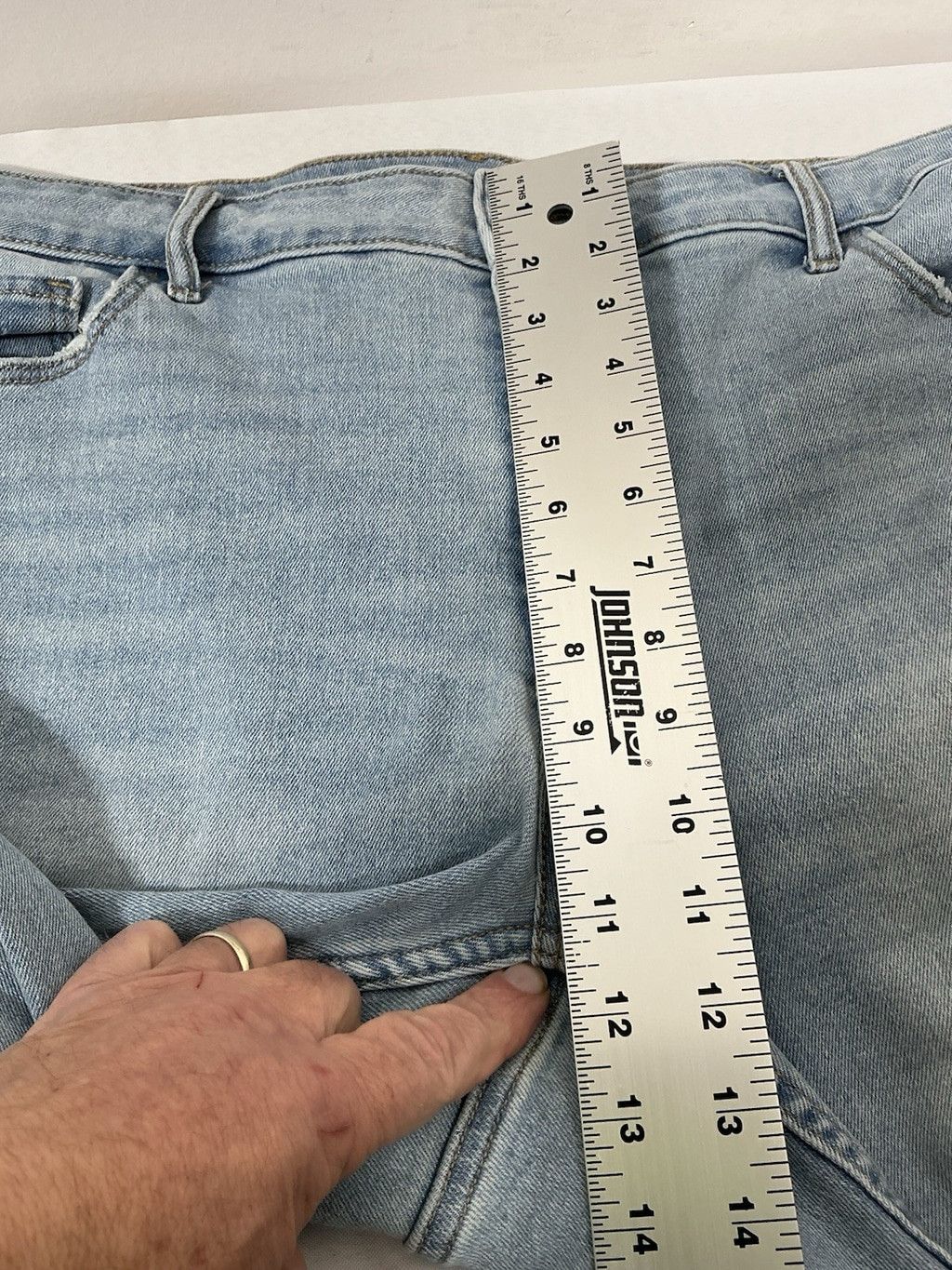 Old Navy Womans Old Navy Stretch Lite Blue Jeans 20 Super Skinny Size 42" / US 20 - 7 Thumbnail