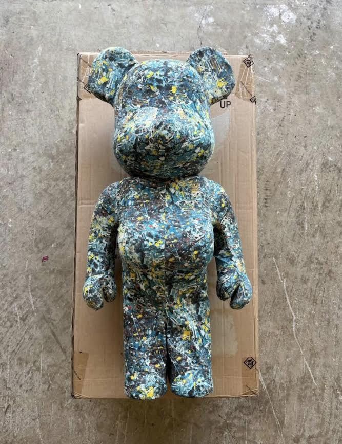 Medicom Toy Jackson Pollock x SYNC JP 1000% BearBrick 1st Release Size ONE SIZE - 1 Thumbnail