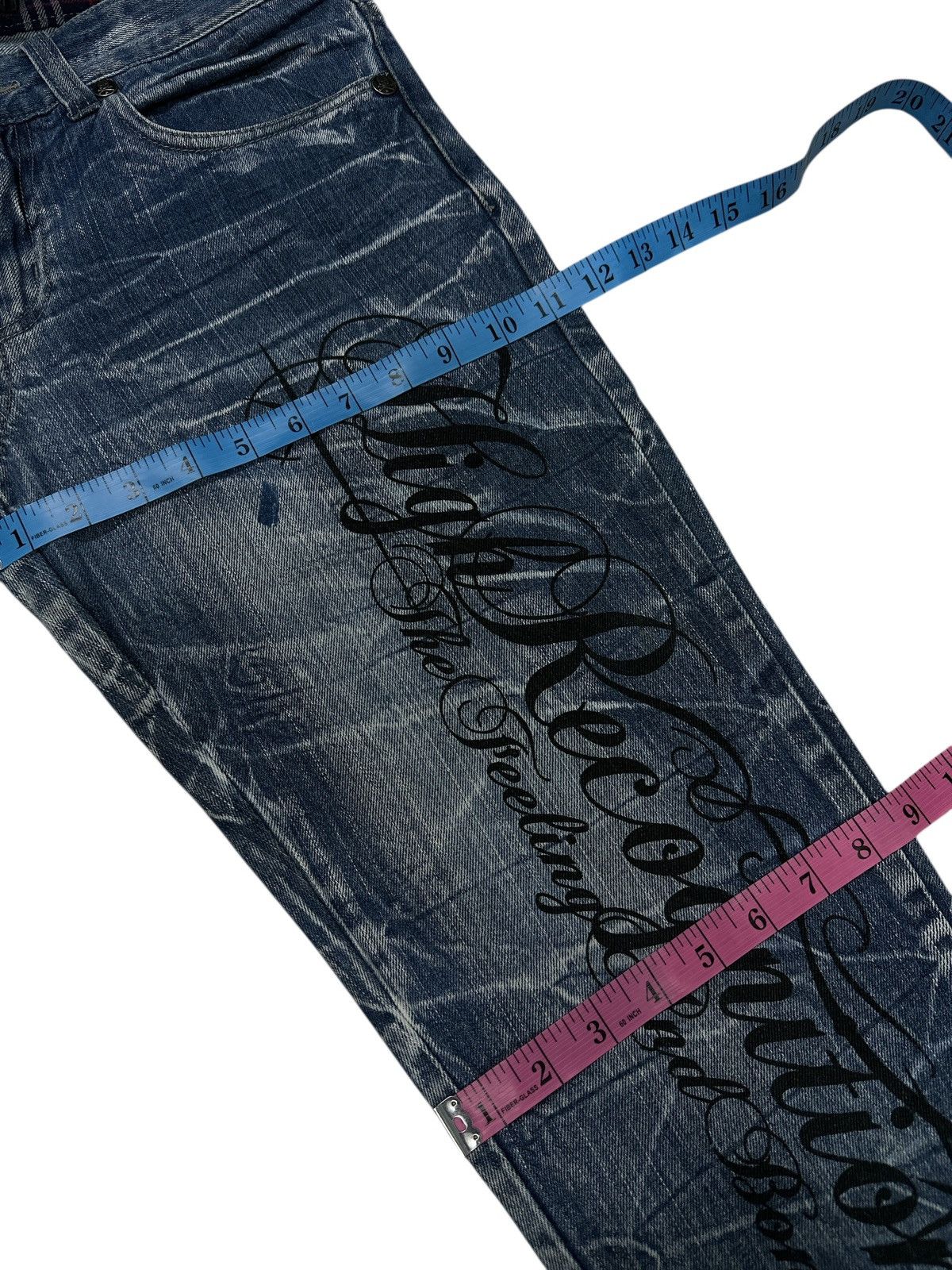Kapital Wild Life BlueWashed Honeycomb . Size US 32 / EU 48 - 15 Thumbnail