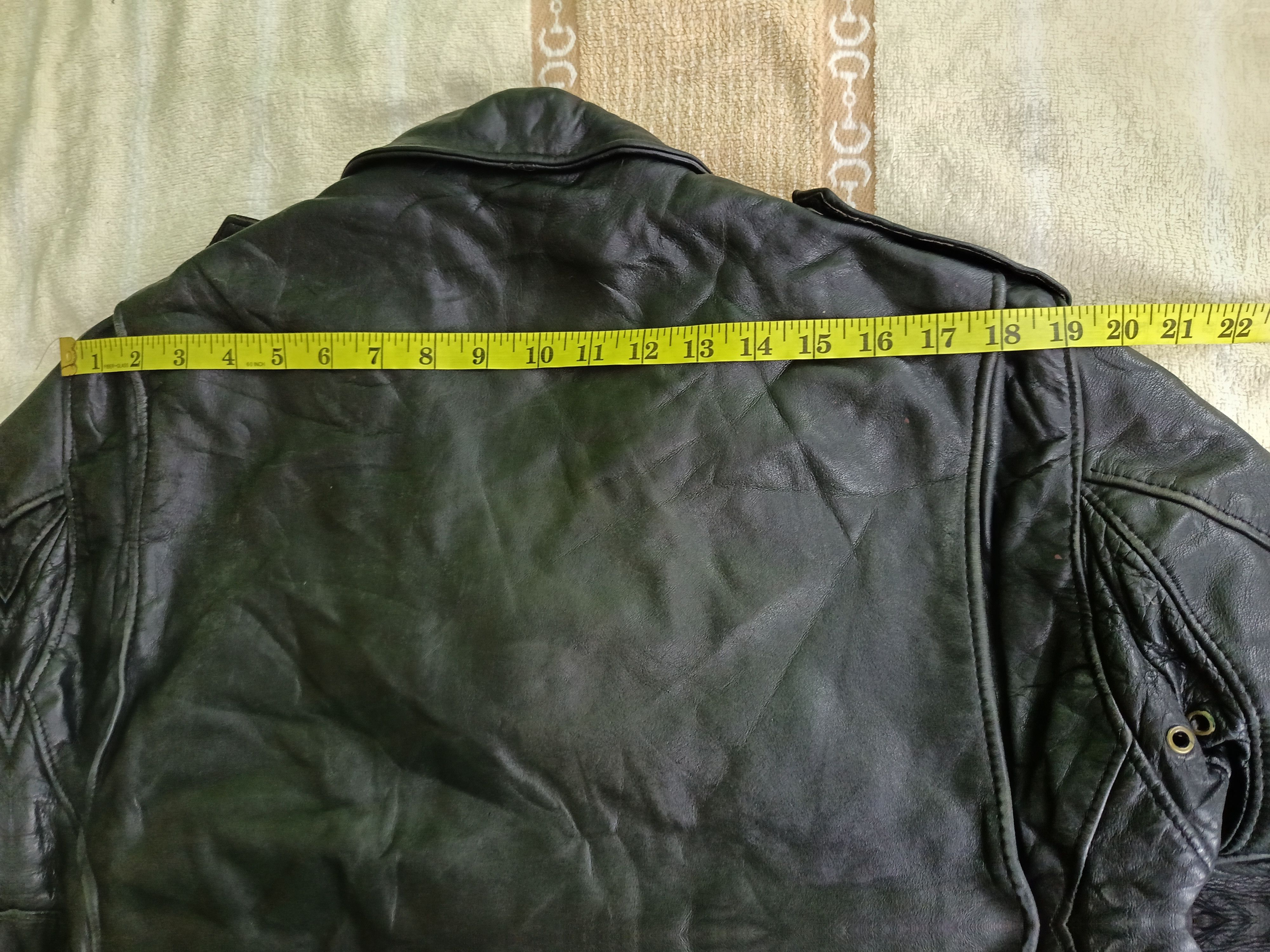 Schott × Vintage 80's Perfecto Schott Biker Leather Jacket Rare Size US M / EU 48-50 / 2 - 23 Thumbnail