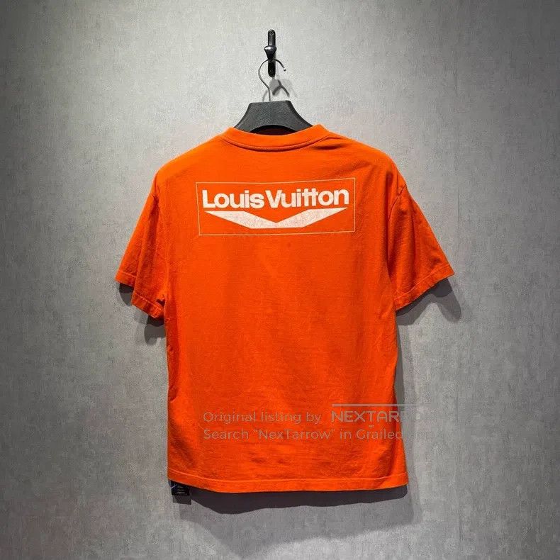 Louis Vuitton Louis Vuitton Printed orange short sleeve Size US M / EU 48-50 / 2 - 2 Thumbnail