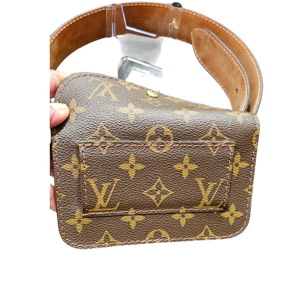 Louis Vuitton Louis Vuitton Monogram Ceinture Pochette Solo 80cm/32in Belt Size ONE SIZE - 8 Thumbnail