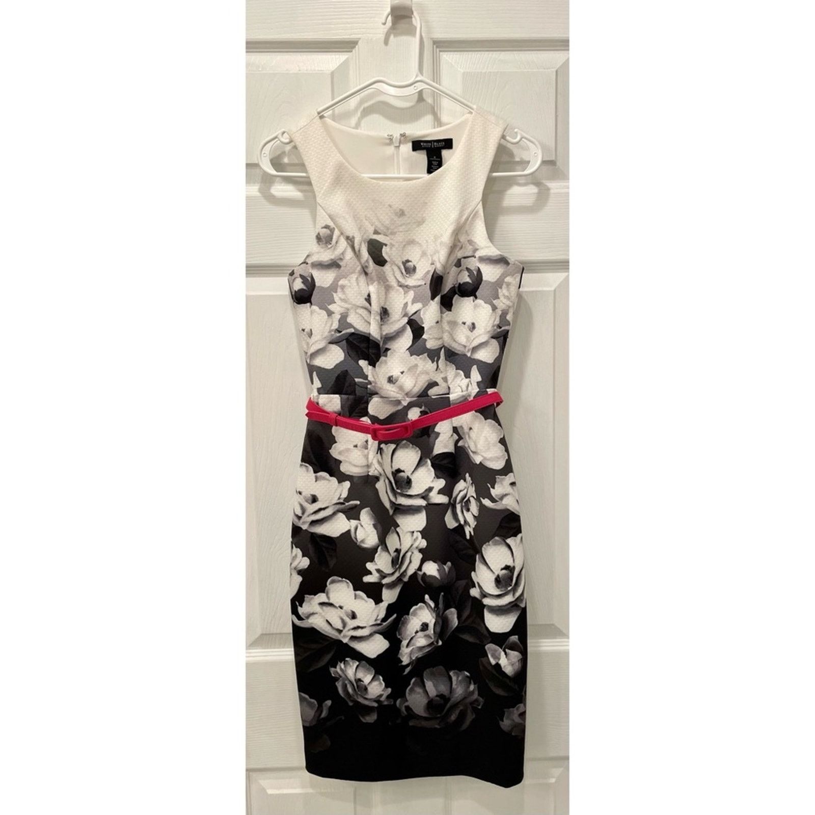 White House Black Market Floral Dress 0
