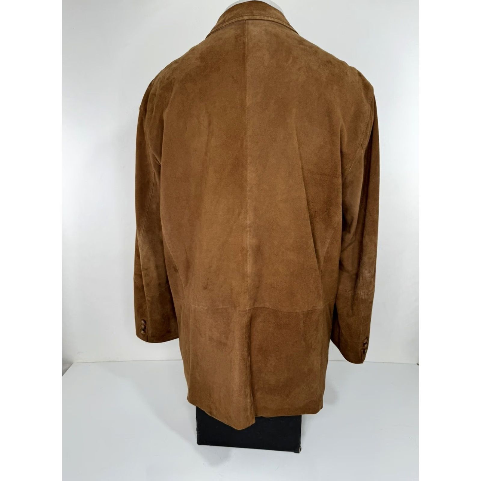 The Territory Ahead THE TERRITORY AHEAD Blazer Leather Mens L Brown Suede Field Ranch Jacket Size 42R - 4 Thumbnail