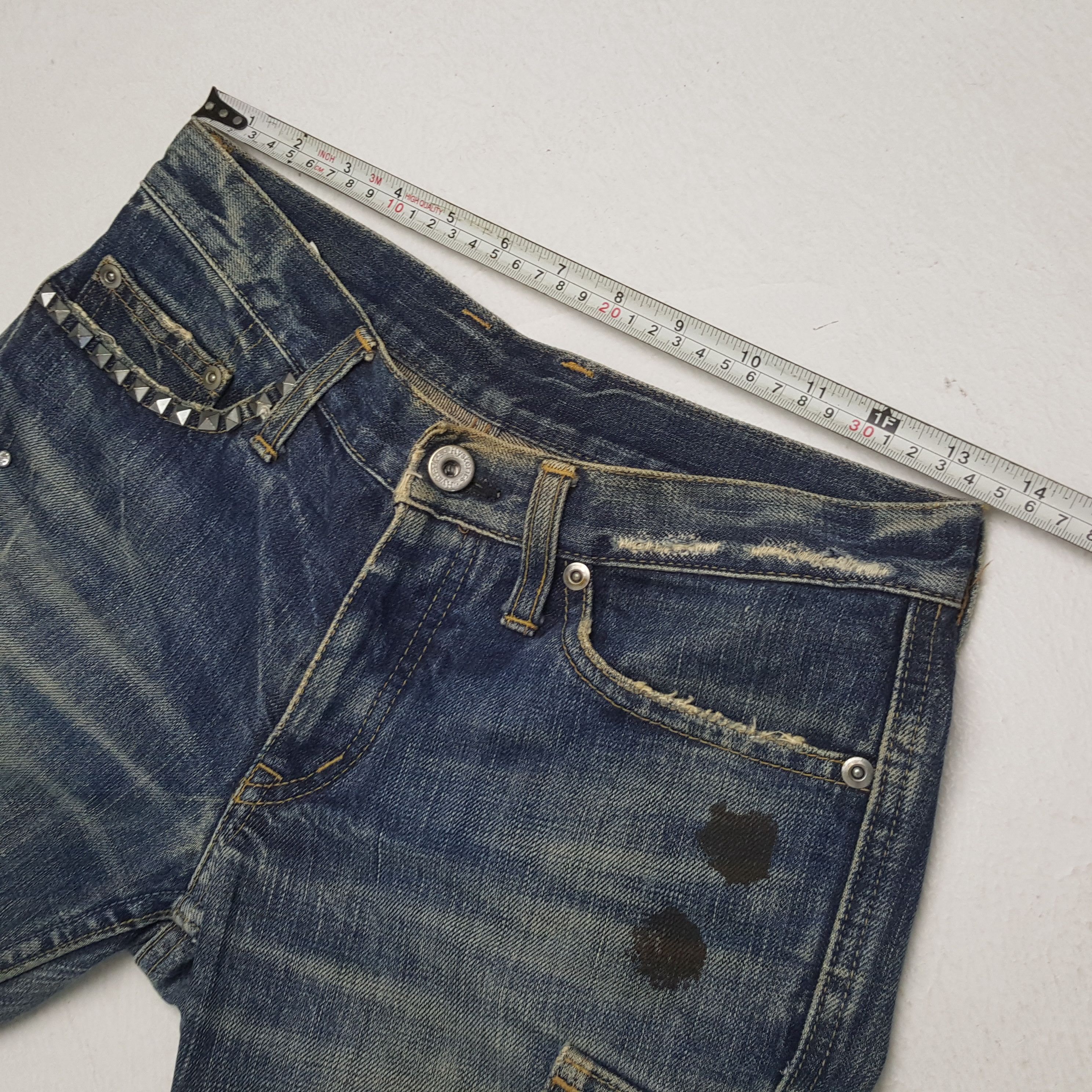 Hysteric Glamour × Japanese Brand × Vintage HYSTERIC GLAMOUR Japanese Brand Custom Art Jeans Size 27" / US 4 / IT 40 - 7 Thumbnail