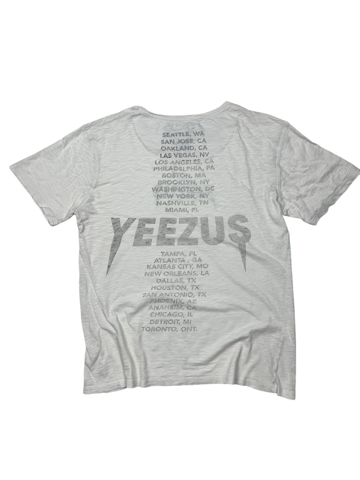 Kanye West × Rap Tees × Supply & Demand 2014 Yeezus Kanye West x Supply Demand Tour T-shirt Size US M / EU 48-50 / 2 - 2 Thumbnail