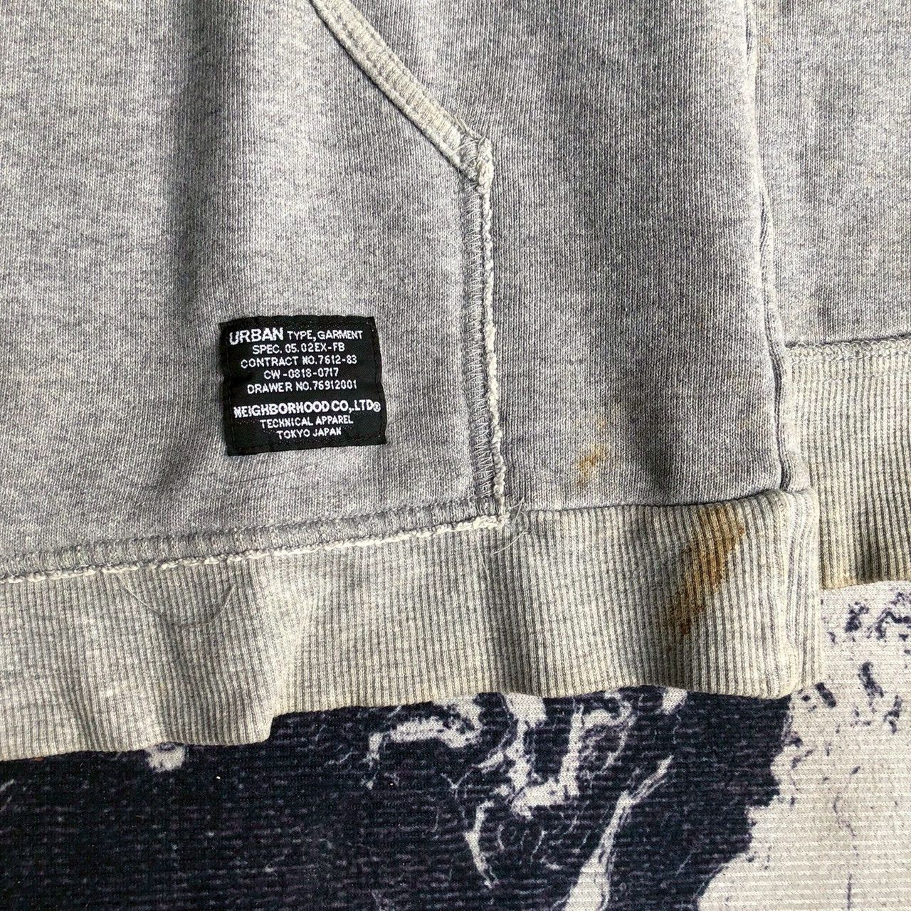 Neighborhood Neighborhood Grey Zip Hoodie Urban Type Japan Size US M / EU 48-50 / 2 - 7 Thumbnail