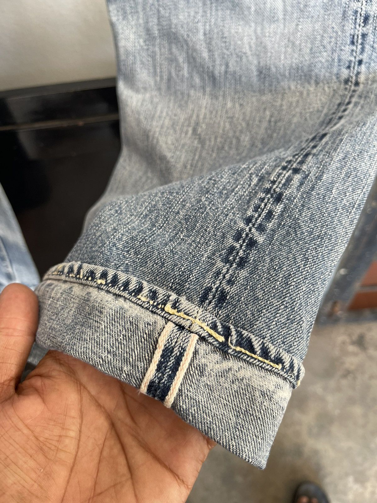 The Flat Head Vintage Distressed Selvedge The Flat Head Denim Size US 32 / EU 48 - 2 Thumbnail