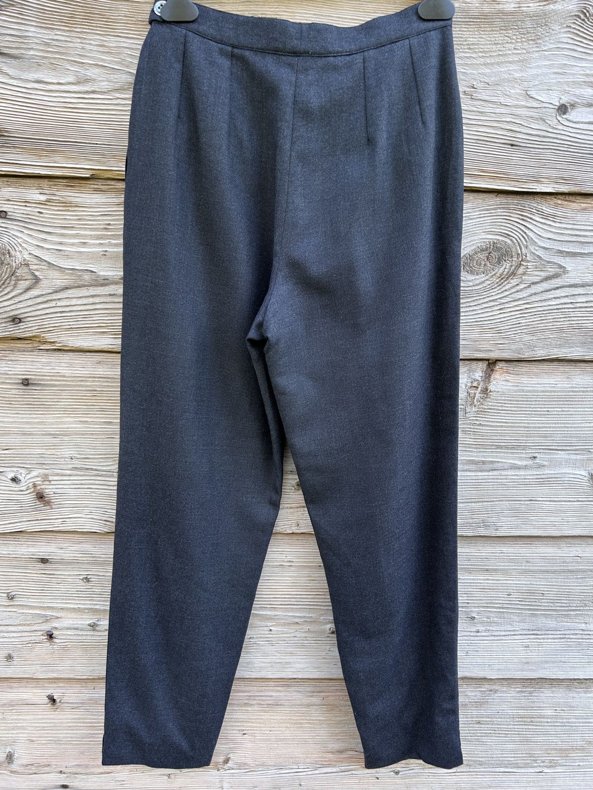 Loewe 80s Vintage Loewe Madrid 1986 Wool Casual Trousers Pants 40 Size 27" / US 4 / IT 40 - 4 Thumbnail