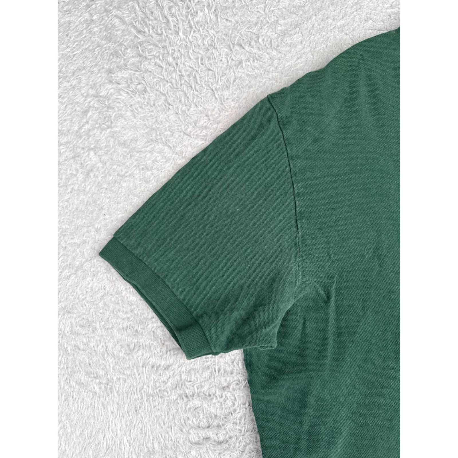 Ralph Lauren VINTAGE Ralph Lauren Polo Shirt Adult XL Green 100% Cotton, Short Sleeve, Button, Logo, Embroidered - Men's Polo Shirt, 44 Chest, Slim Fit Size US XL / EU 56 / 4 - 3 Thumbnail