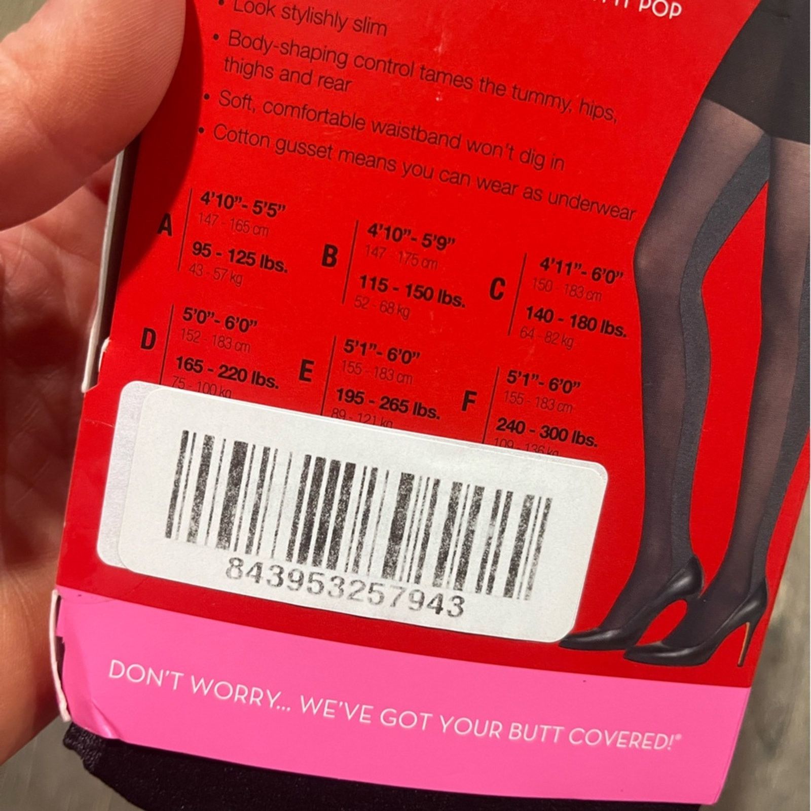Spanx NWT Spanx Womens Heathered Contrast Tight-End Tights Size D Size ONE SIZE - 4 Thumbnail