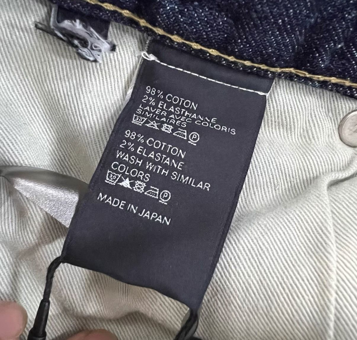 Celine Celine Washed Rivet Logo Jeans J41 Size 26" / US 2 / IT 38 - 3 Thumbnail