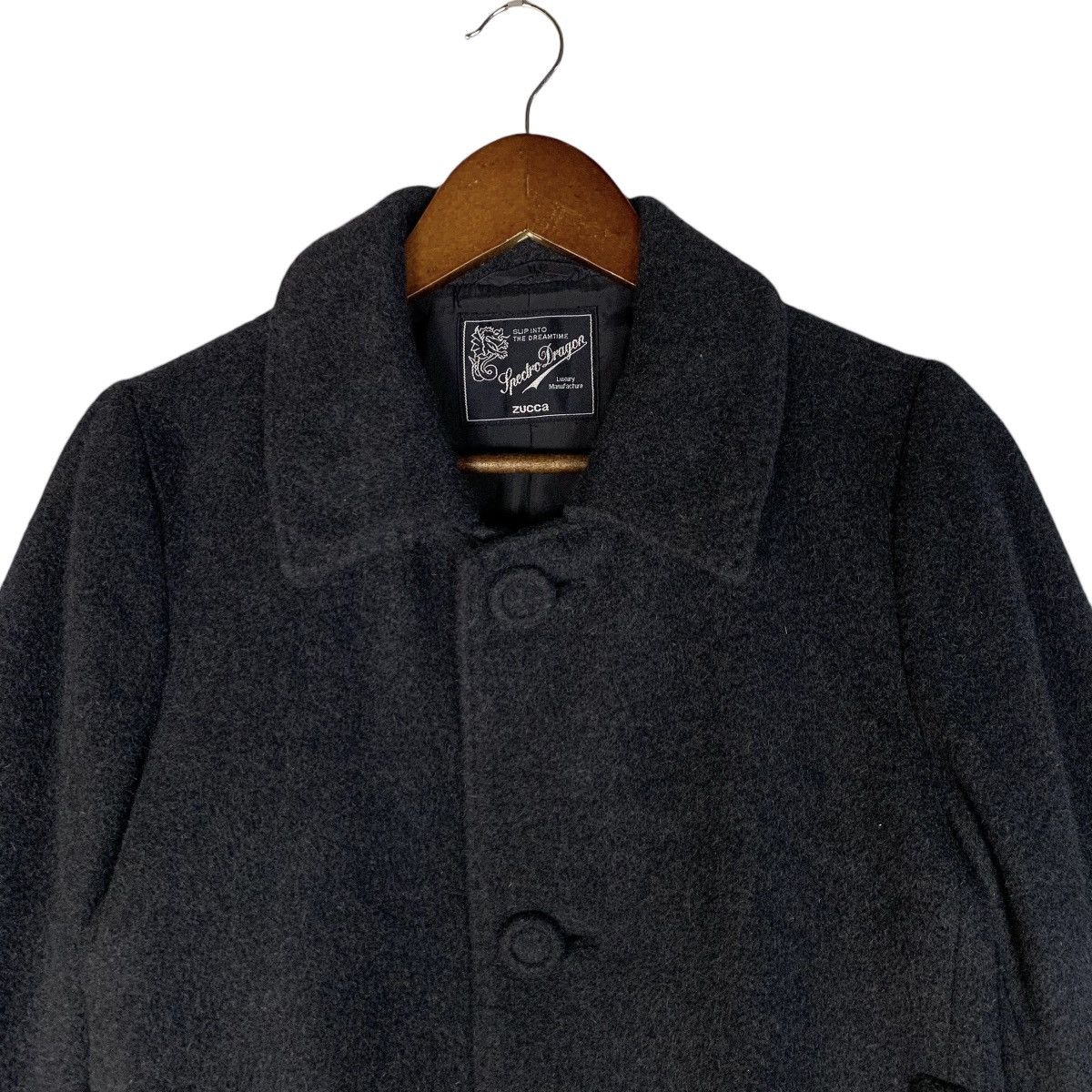 Issey Miyake Vintage Zucca by Issey Miyake Angora Wool Long Coat Size S Size M / US 6-8 / IT 42-44 - 2 Thumbnail