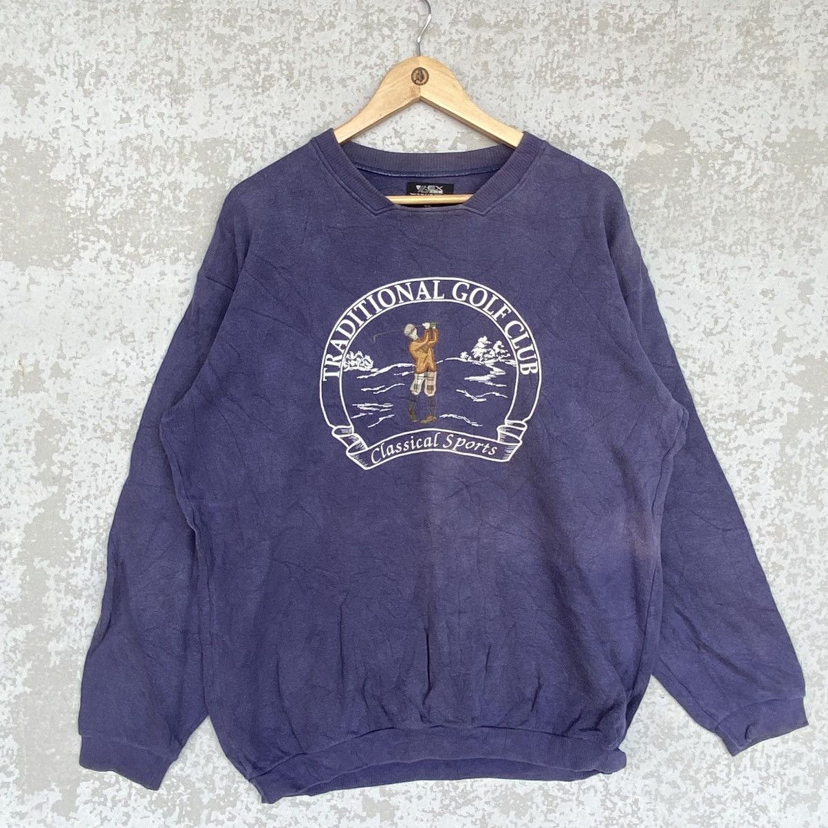 Other Vintage Golf Club Big Printed Crewneck Sweatshirt Blue SizeL Size US L / EU 52-54 / 3 - 1 Thumbnail