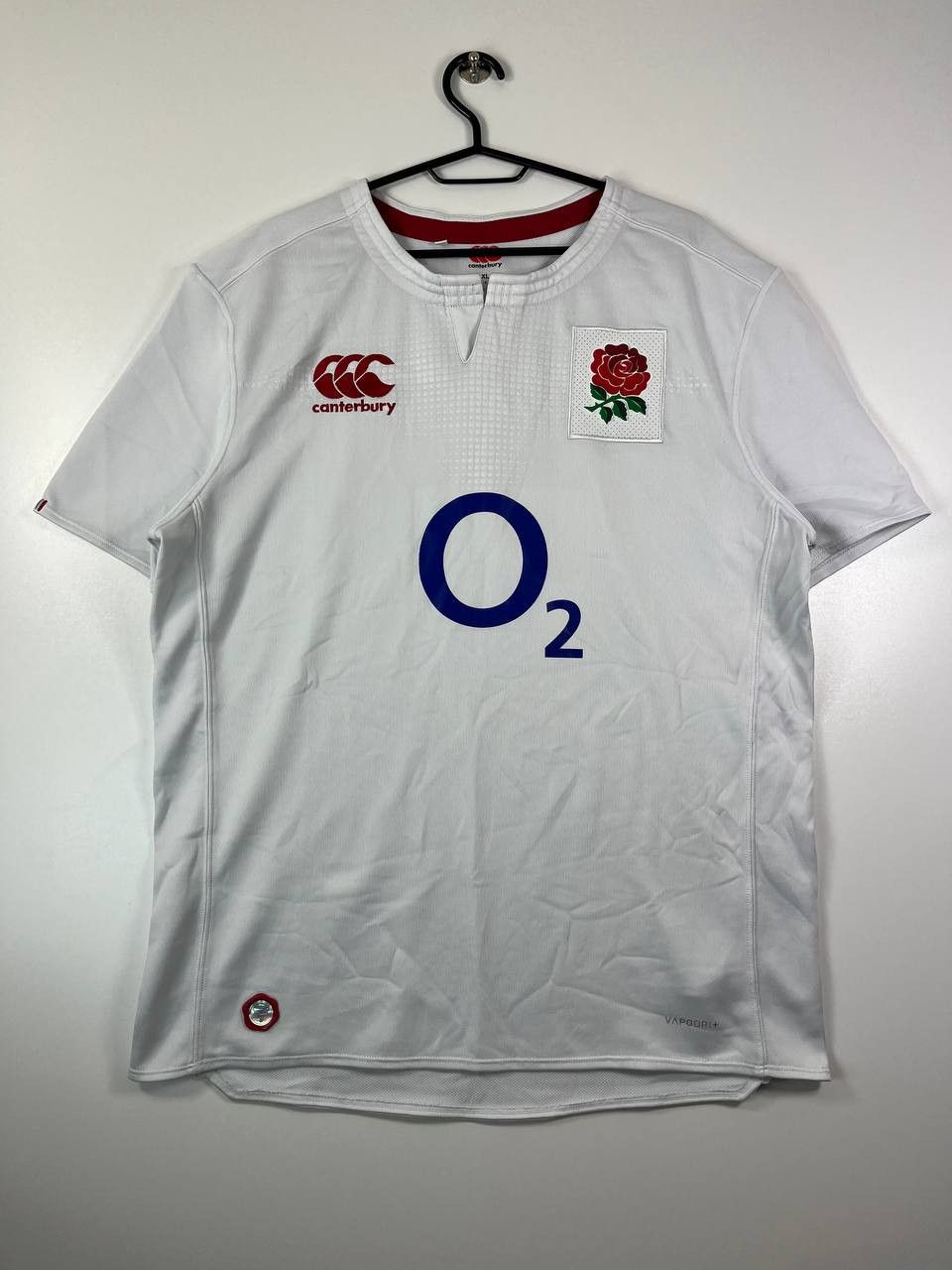Canterbury of New Zealand England Rugby Home Shirt Canterbury O2 Vapodri Jersey Sz XL Size US XL / EU 56 / 4 - 1 Thumbnail