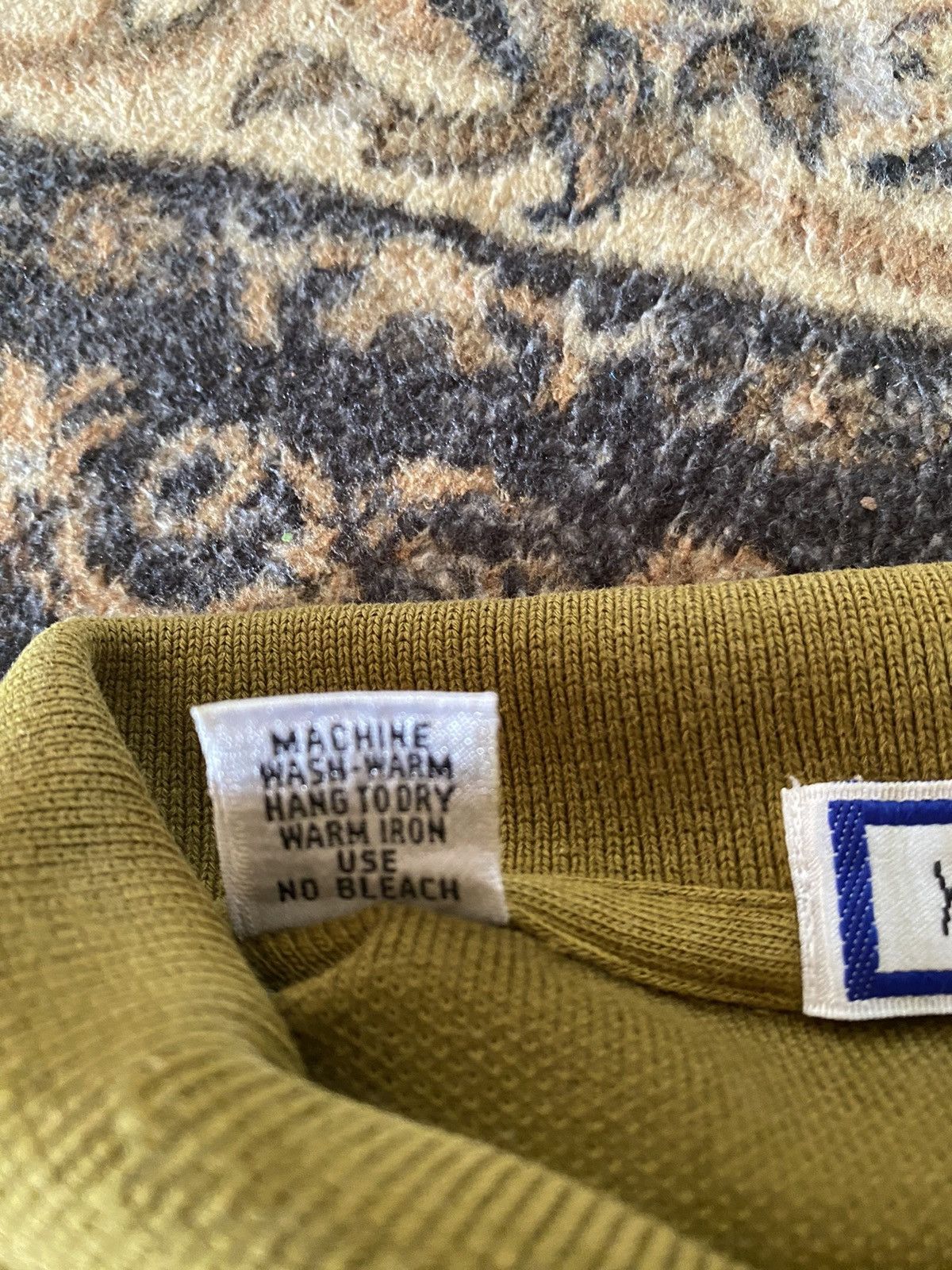 Yves Saint Laurent Vintage Yves Saint Laurent Long Sleeve Polo Tee Size US M / EU 48-50 / 2 - 6 Thumbnail