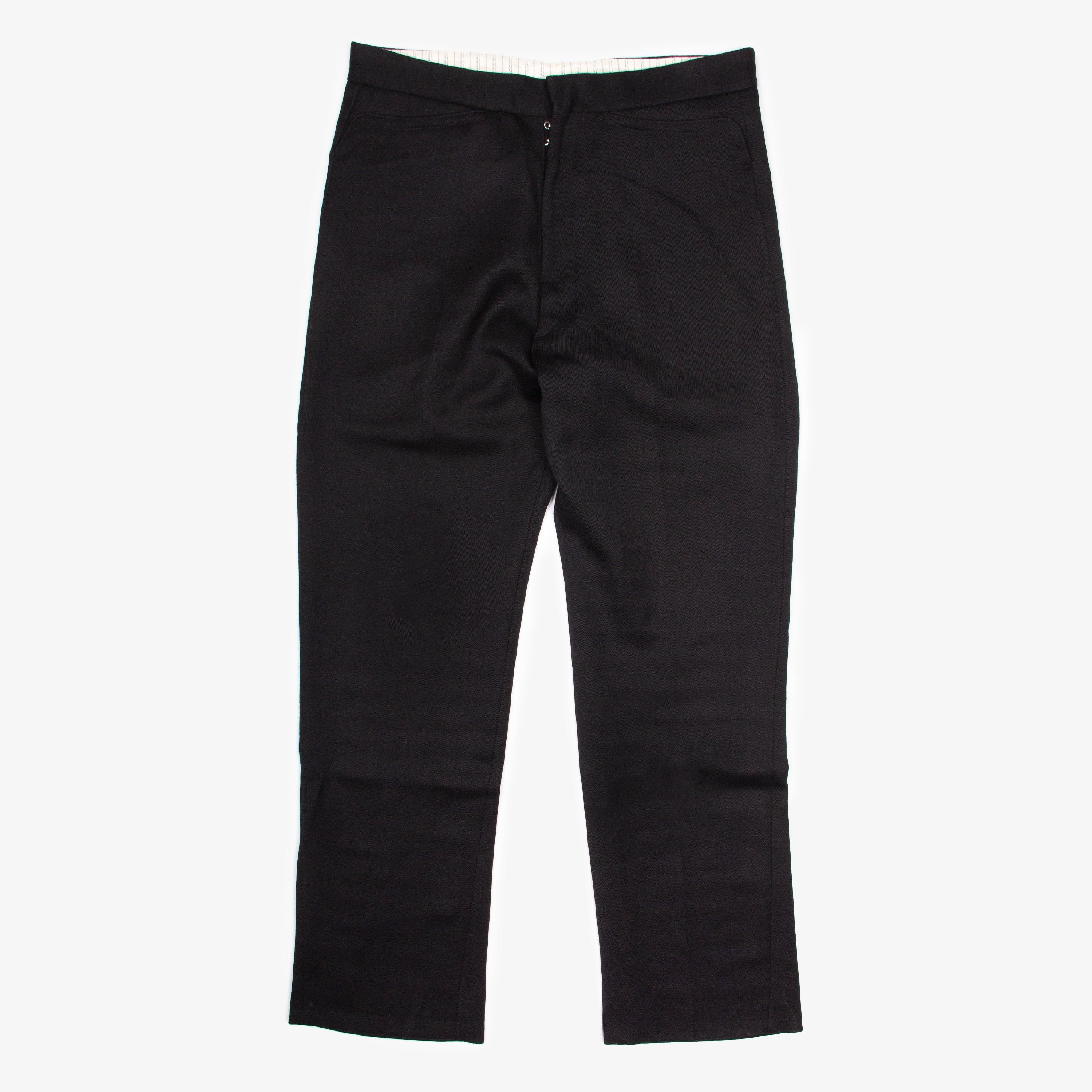 Maison Margiela MASON MARGIELA BLACK WOOL TROUSER | 52 Size US 34 / EU 50 - 2 Thumbnail