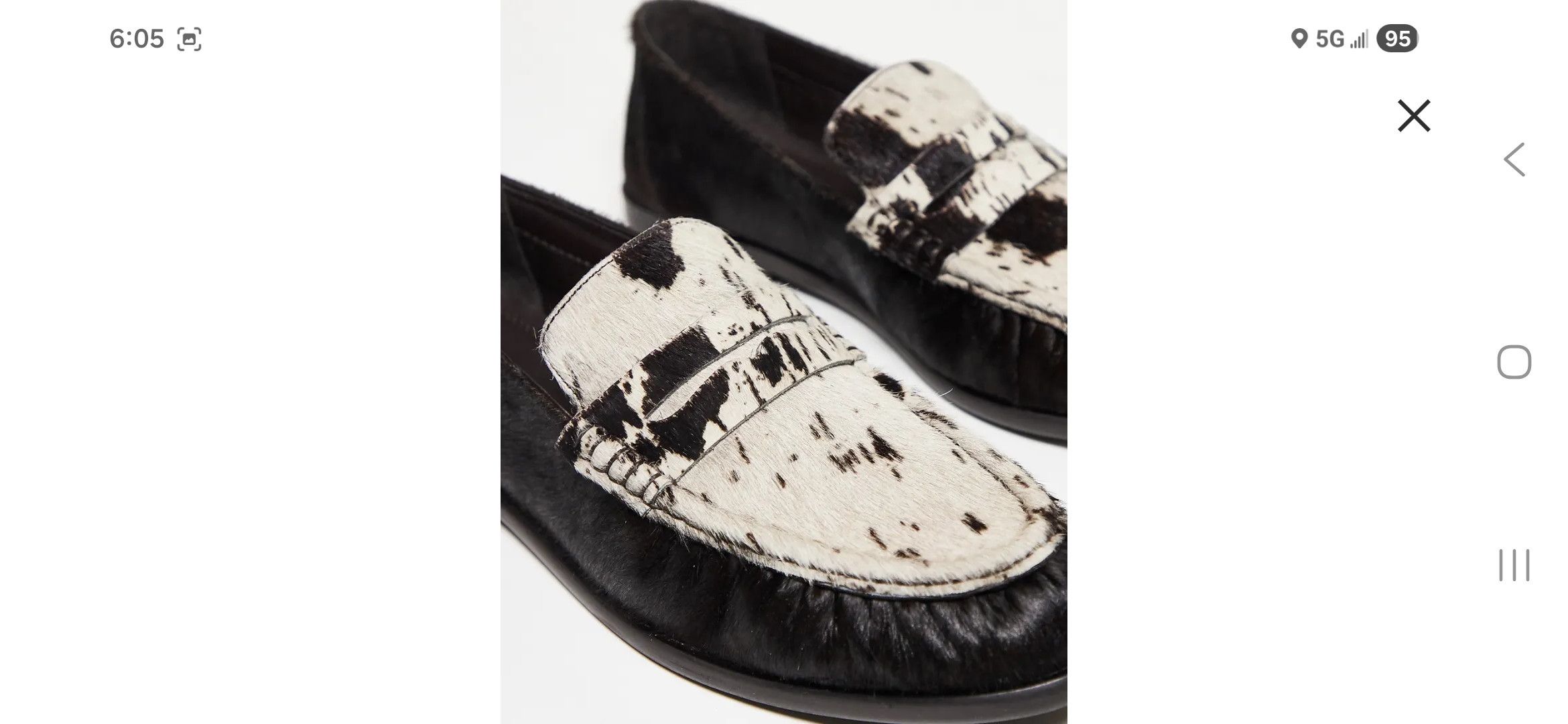 Asos Asos cow hair shoes Size US 11 / EU 44 - 9 Thumbnail