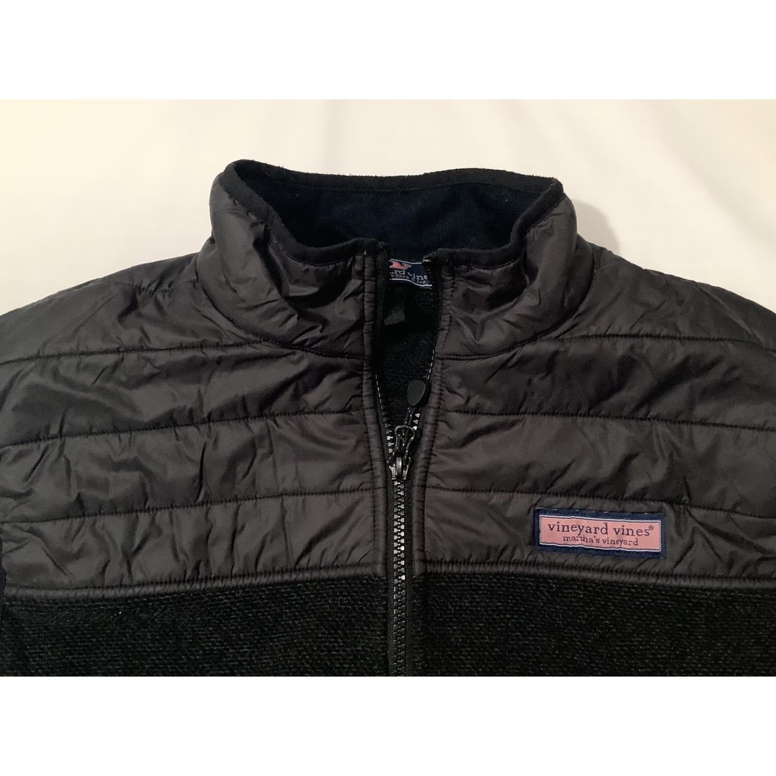 Vineyard Vines VINEYARD VINES Vest Mens L Black Quilted Fleece Full Zip Pockets Outdoor Size US L / EU 52-54 / 3 - 2 Thumbnail