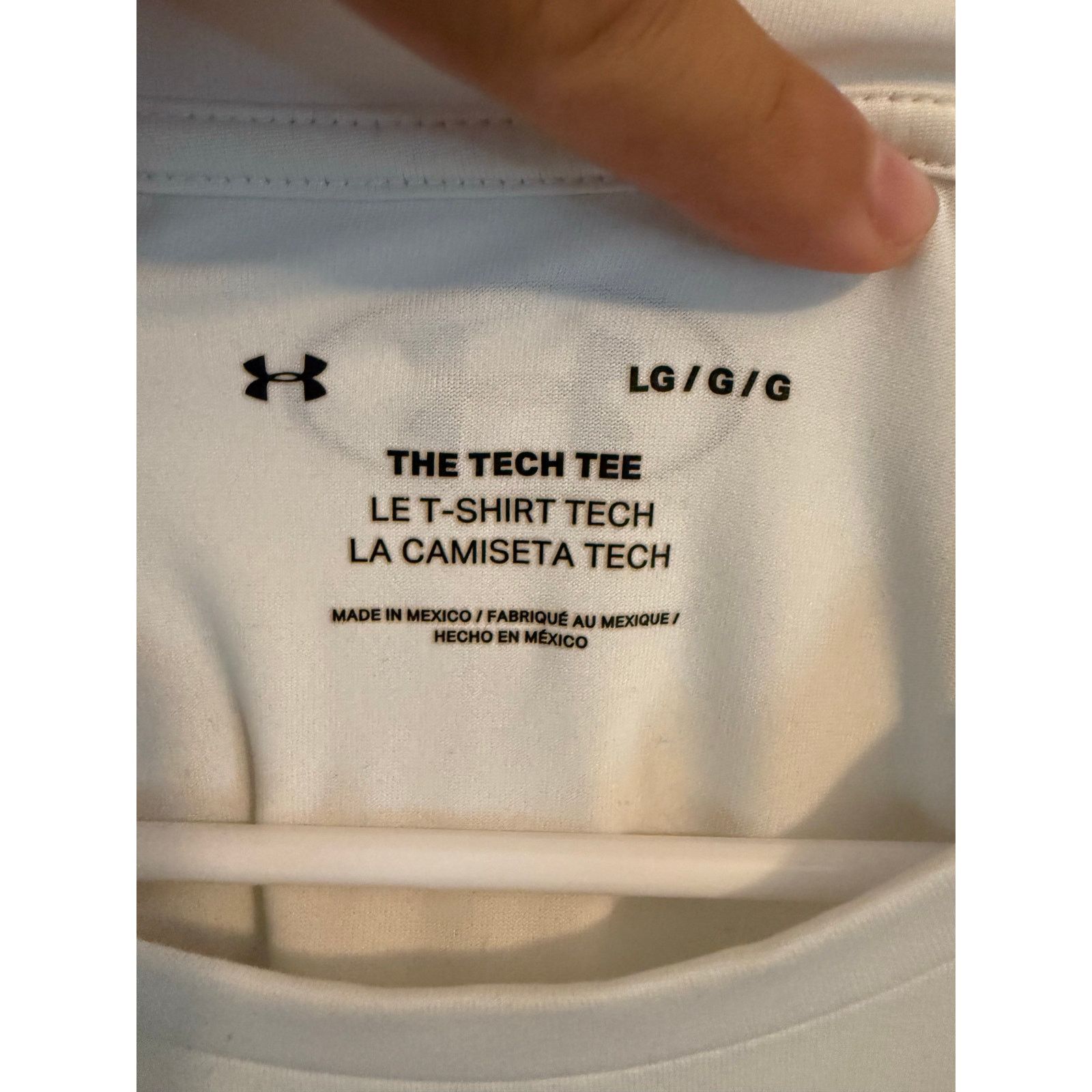 Under Armour Under Armour Men’s Tech Tee Short Sleeve, Size Large, White Size US L / EU 52-54 / 3 - 3 Thumbnail