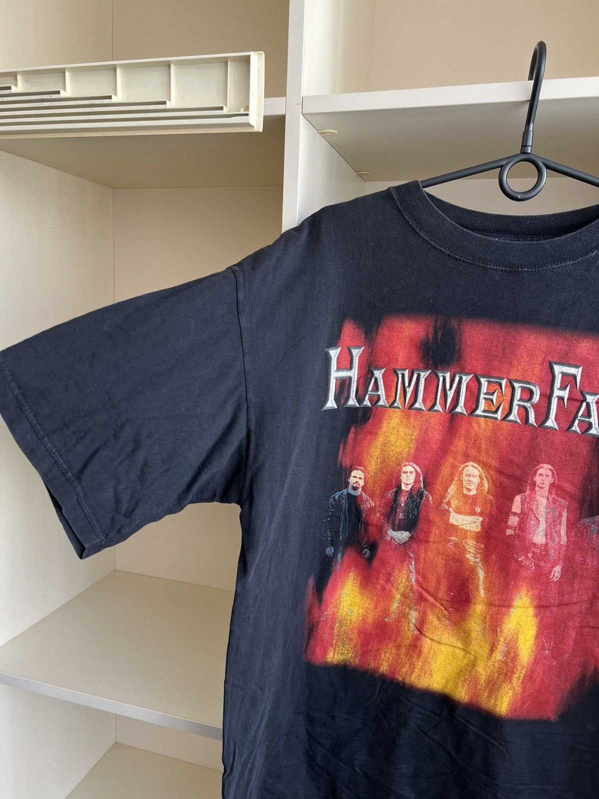 Band Tees Vintage Hammer Fall Band Tee Rock 90s T-Shirt Size US XL / EU 56 / 4 - 6 Thumbnail