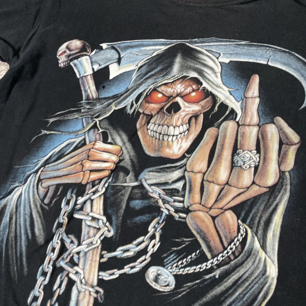 Vintage Vintage 90s Horror Skeleton Graphic Tee Grunge Streetwear S Size US S / EU 44-46 / 1 - 4 Thumbnail