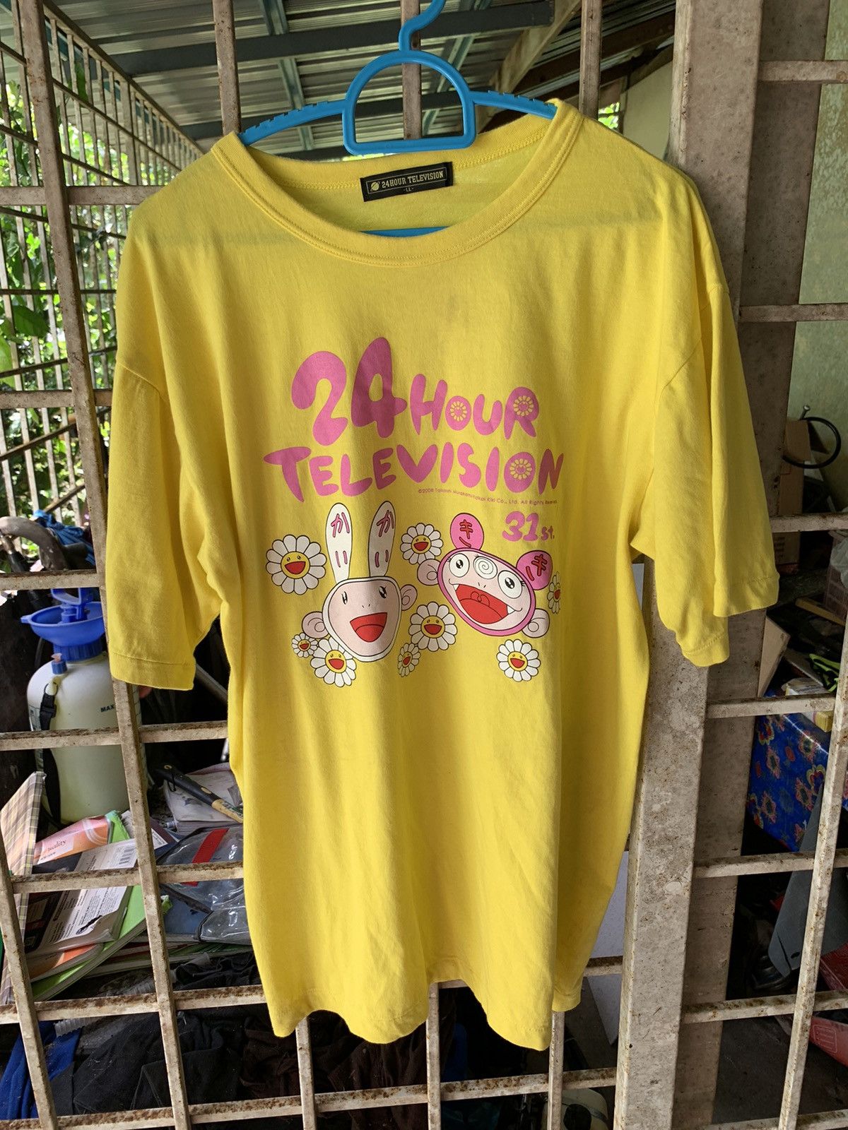 Japanese Brand × Takashi Murakami × Vintage Vintage 24 Hour Television x Takashi murakami Size US L / EU 52-54 / 3 - 13 Thumbnail