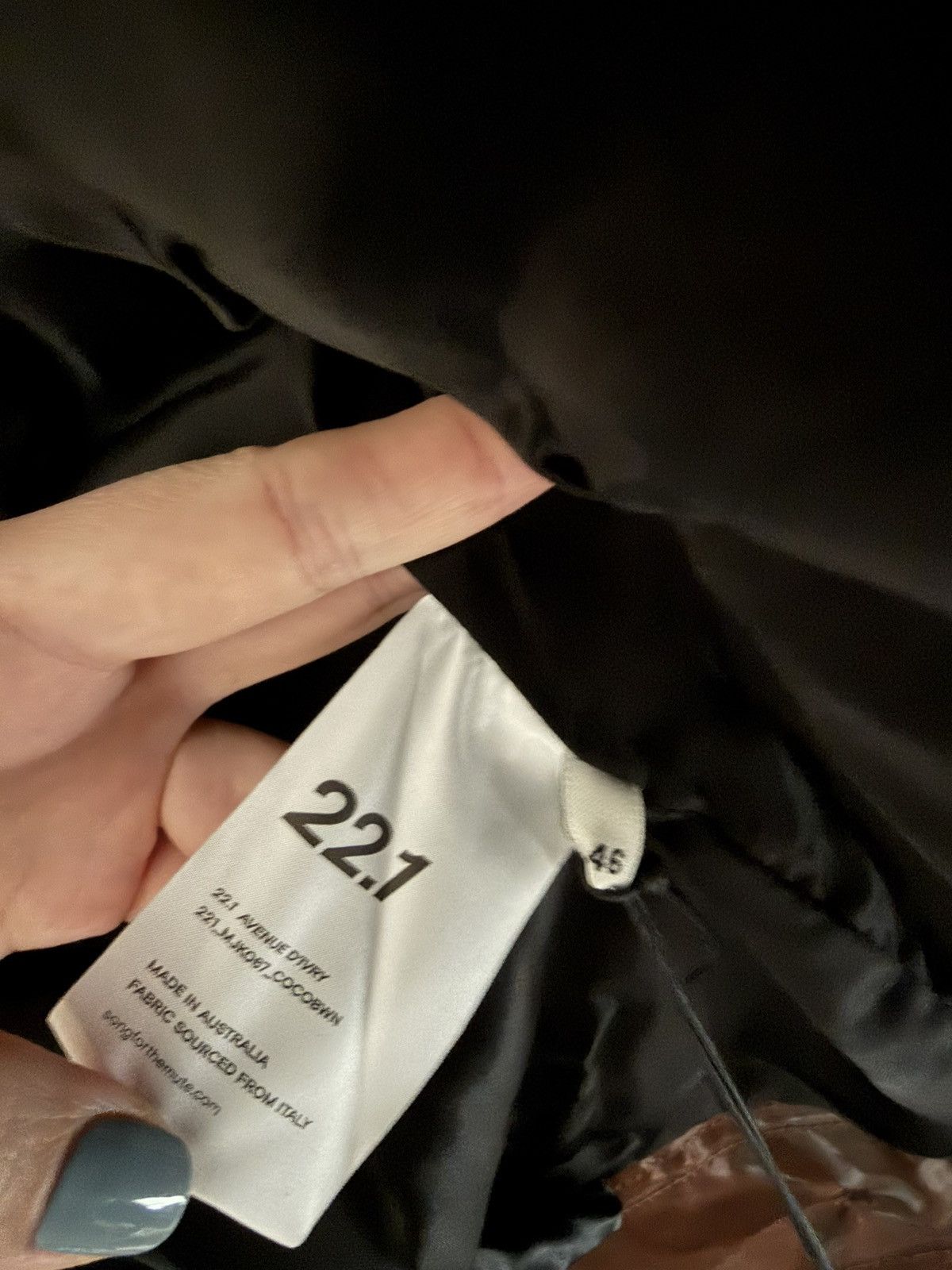Song For The Mute Song for the Mute Leather Jacket – Brown – Size 46 Size US S / EU 44-46 / 1 - 5 Thumbnail